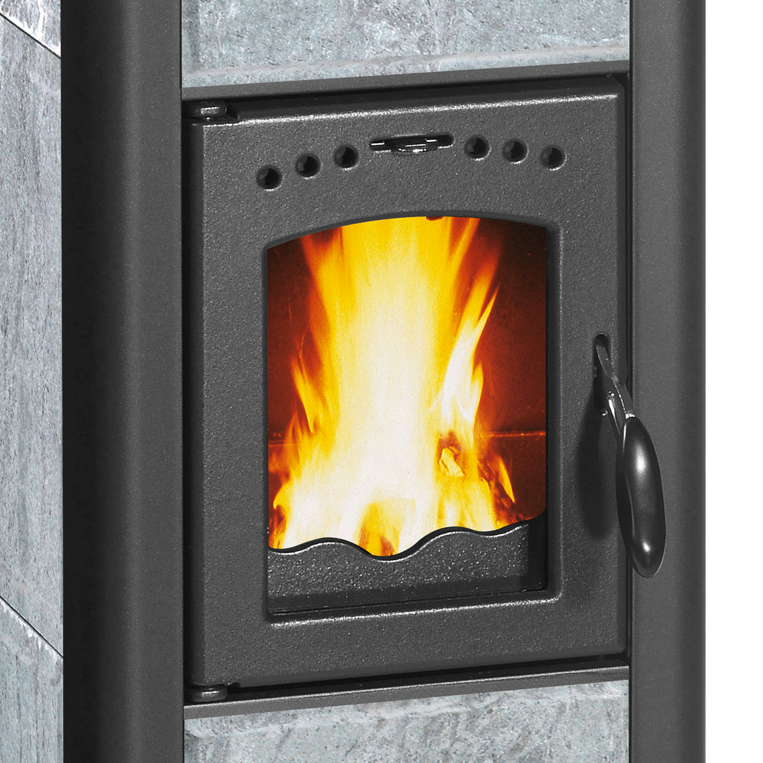 Wamsler Romantik-B II cuisinière à bois pierre naturelle