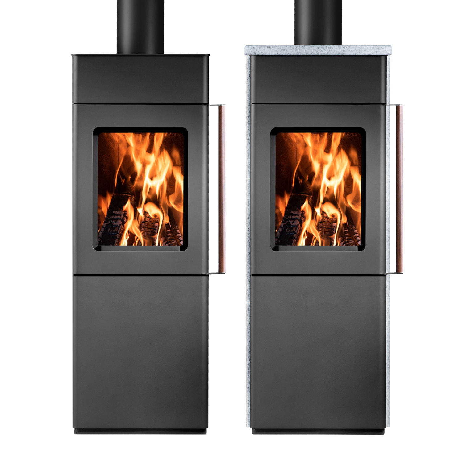 Novaline Bellina S Poêle à bois Acier Noir Novaline Bellina S Poêle à bois Acier Noir