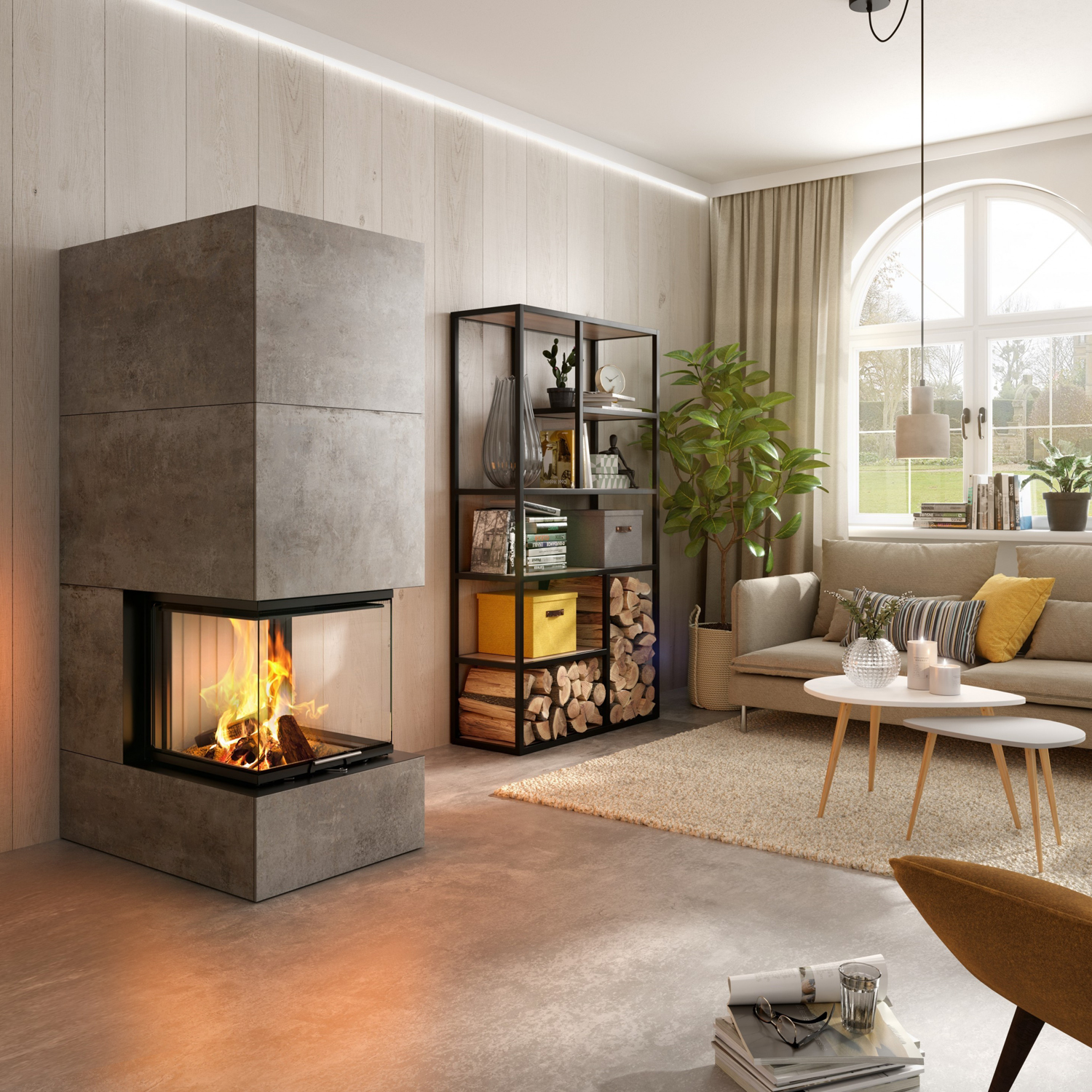 Spartherm Arte U-50h-4S insert de cheminée RRA Ø 250 mm