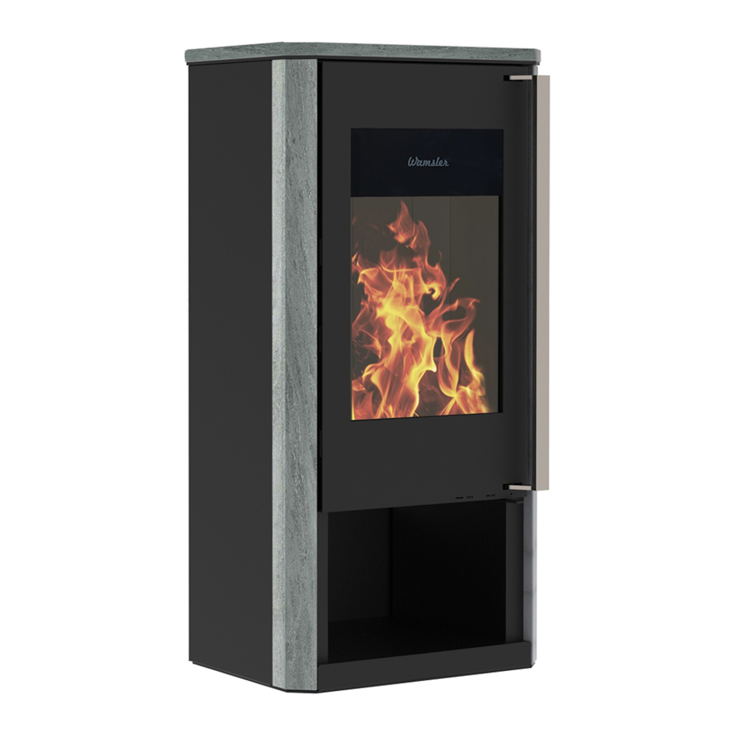 Wamsler poêle à bois « Turon » pierre naturelle