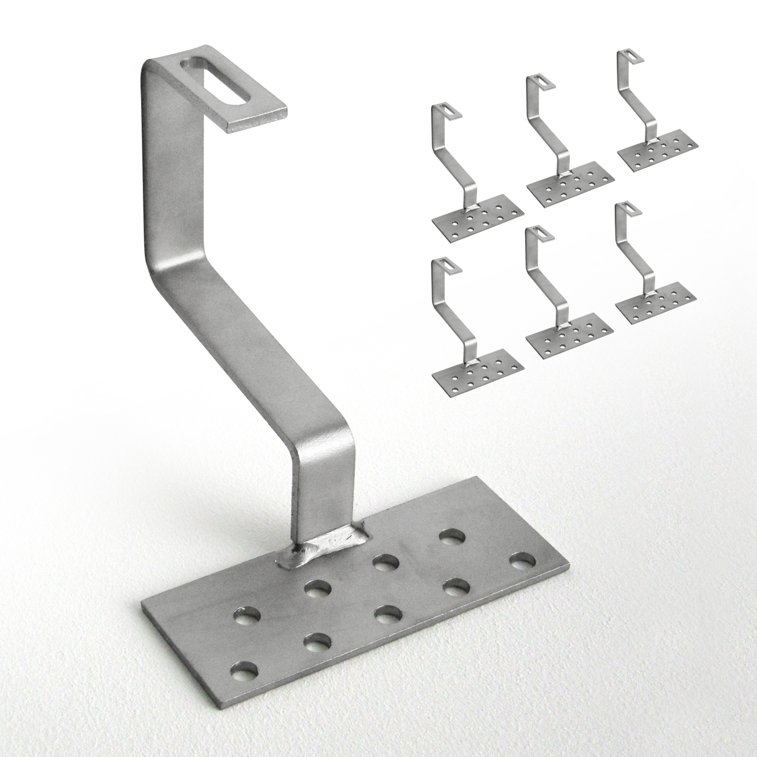 Ensemble de crochets de toit en acier inoxydable Standard 6