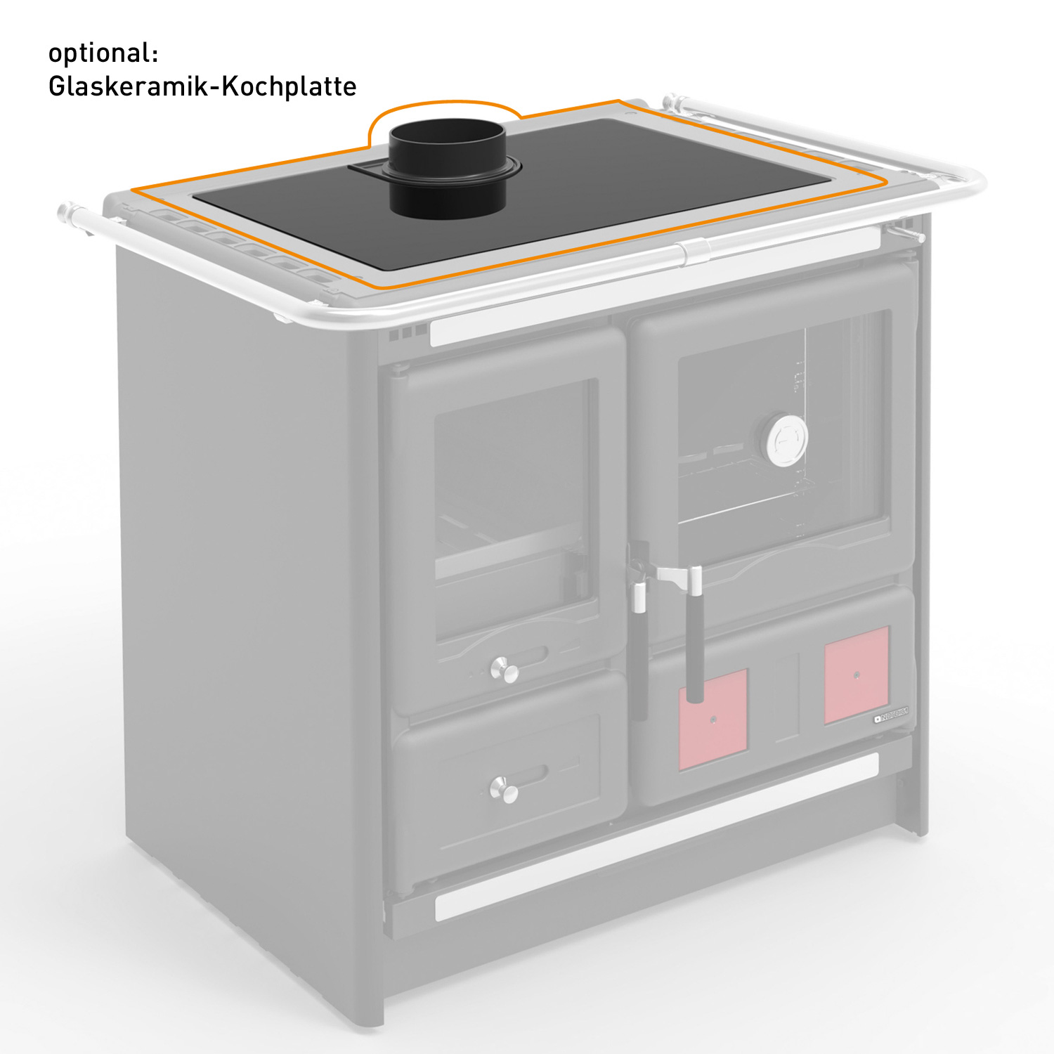 La Nordica Rosa L 5.0 Cuisinière Noir-Anthracite