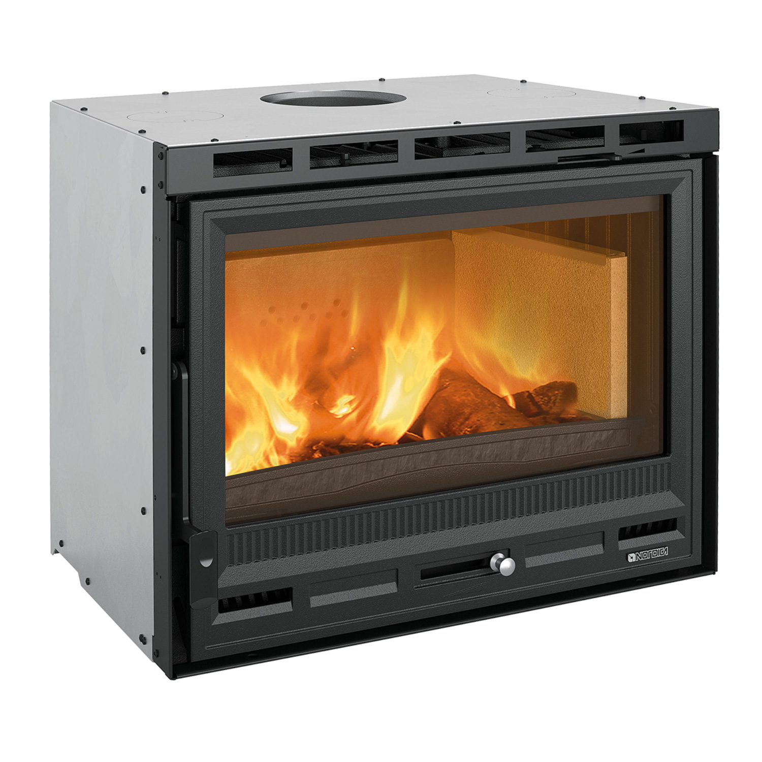 La Nordica Inserto 70 L 4.0 Ventilé Insert de cheminée Acier Noir La Nordica Inserto 70 L 4.0 Ventilé Insert de cheminée Acier Noir