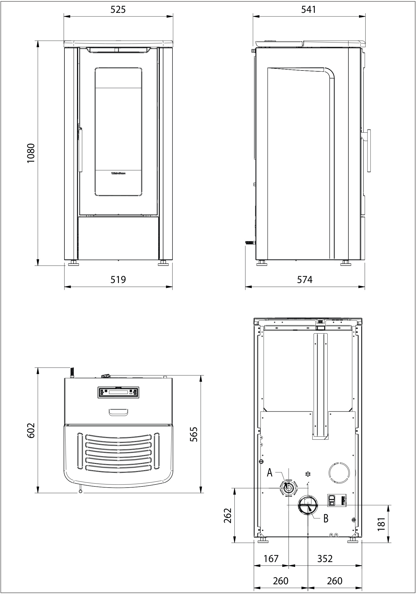 Extraflame Dahiana 5.0 EVO poêle à granulés