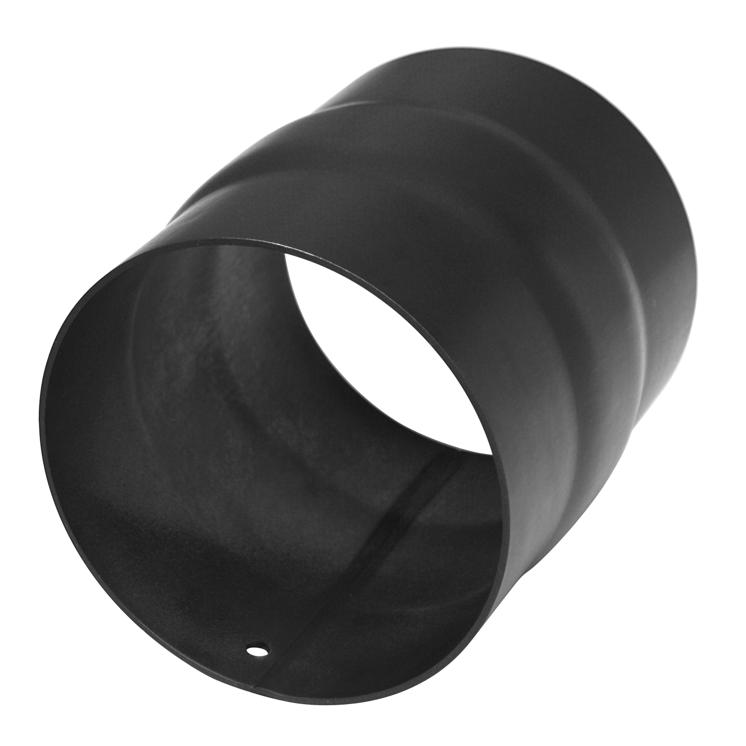 Raik Basic adaptateur 130mm noir pour tuyau de fumée / conduit de fumée