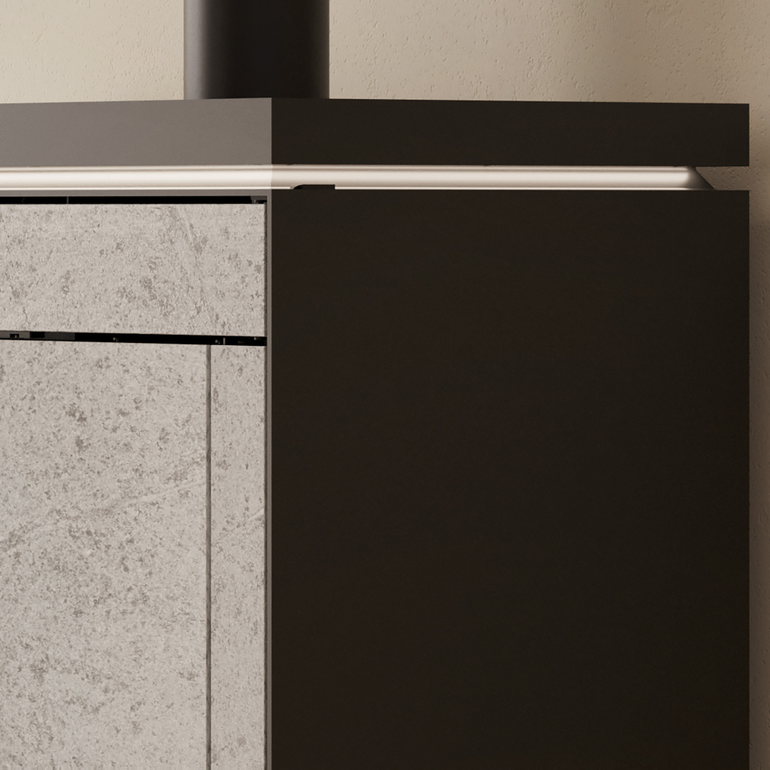 Olsberg Epana poêle à granulés pierre naturelle serpentine