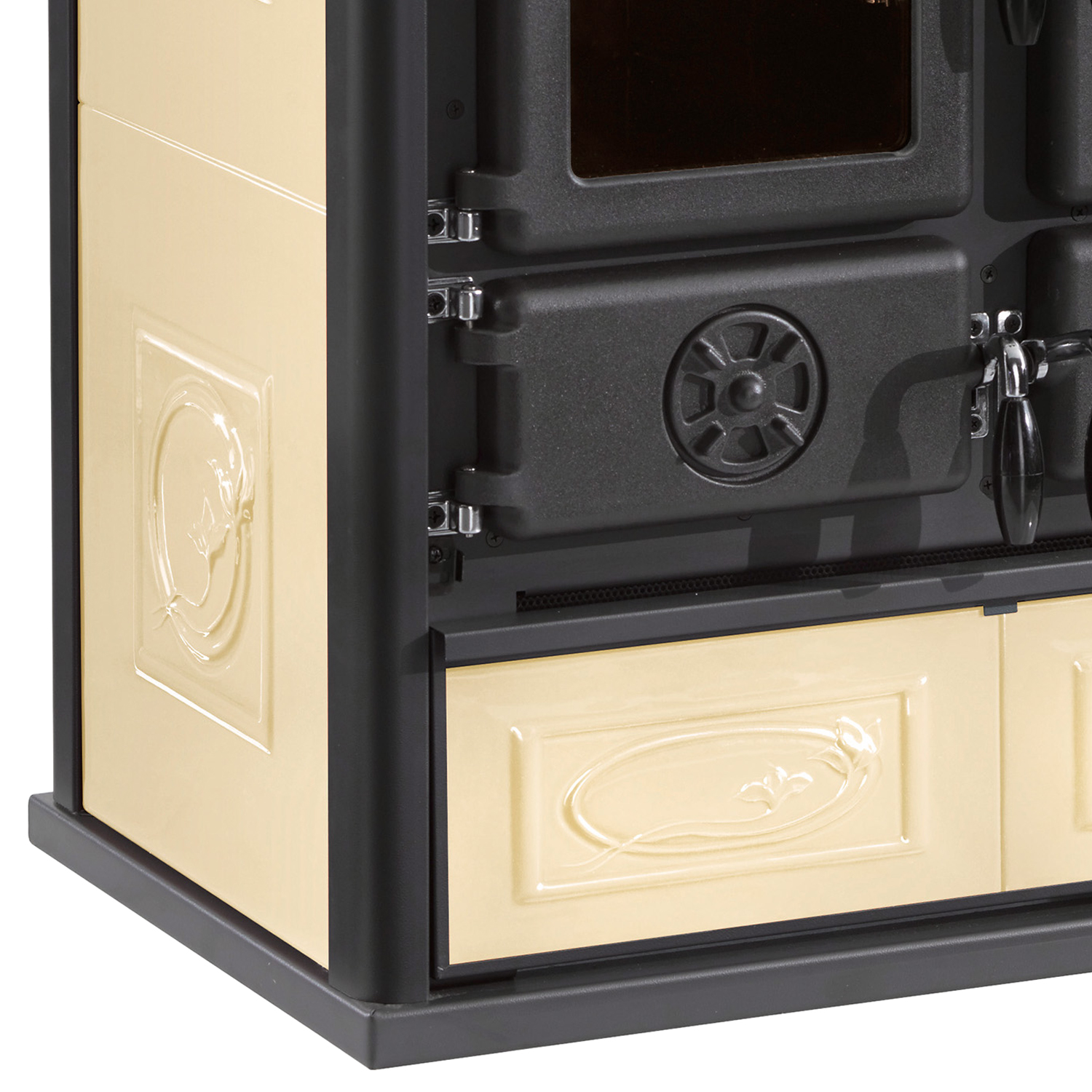 La cuisinière La Nordica Rosetta Sinistra 5.0 Céramique Liberty Panna
