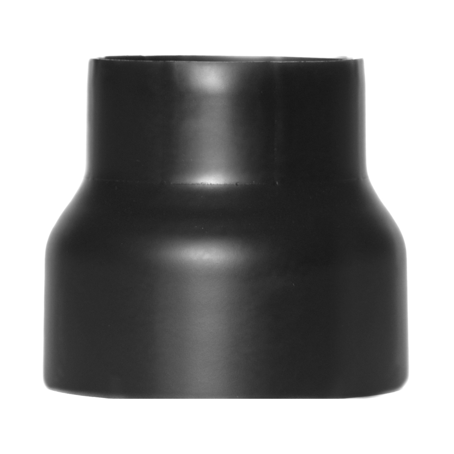 Raik Basic Réduction 120mm – 100mm noir pour tuyau de fumée / conduit de fumée