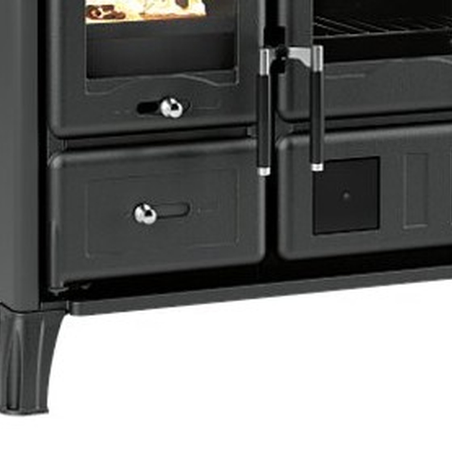 La Nordica GARDENIA.16 Acier - Noir anthracite Cuisinière à bois