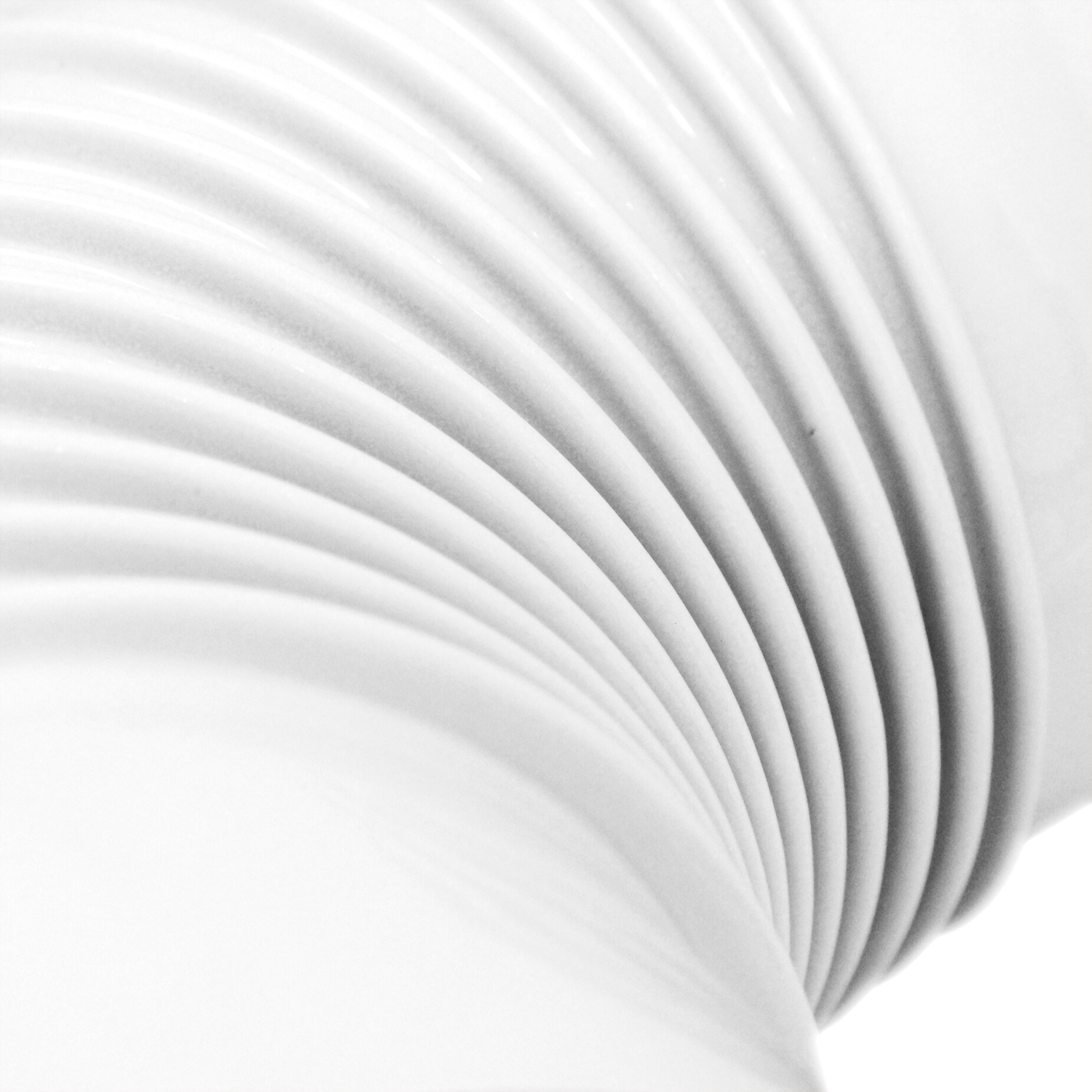Coude de conduit de fumée / Coude de tuyau de poêle émaillé 150mm - Coude à 90° nervuré blanc