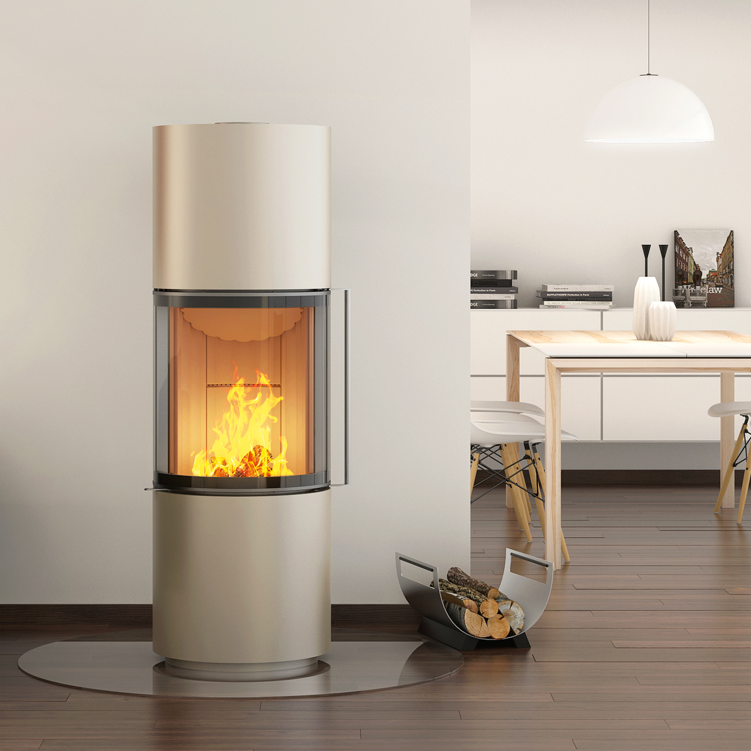 Spartherm Passo S RLU Poêle à bois Perle