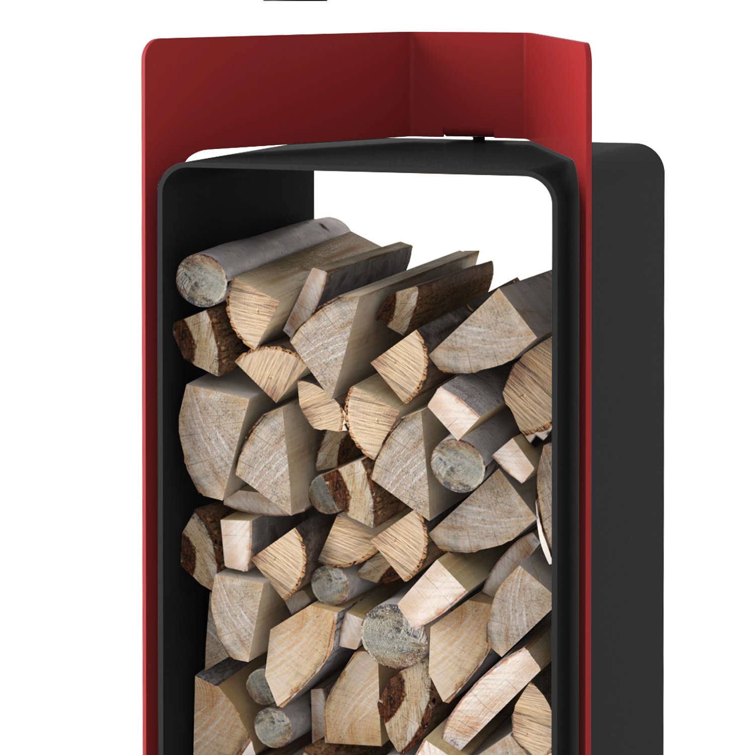 HS Flamingo Deluxe 4 Étagère en bois Rouge