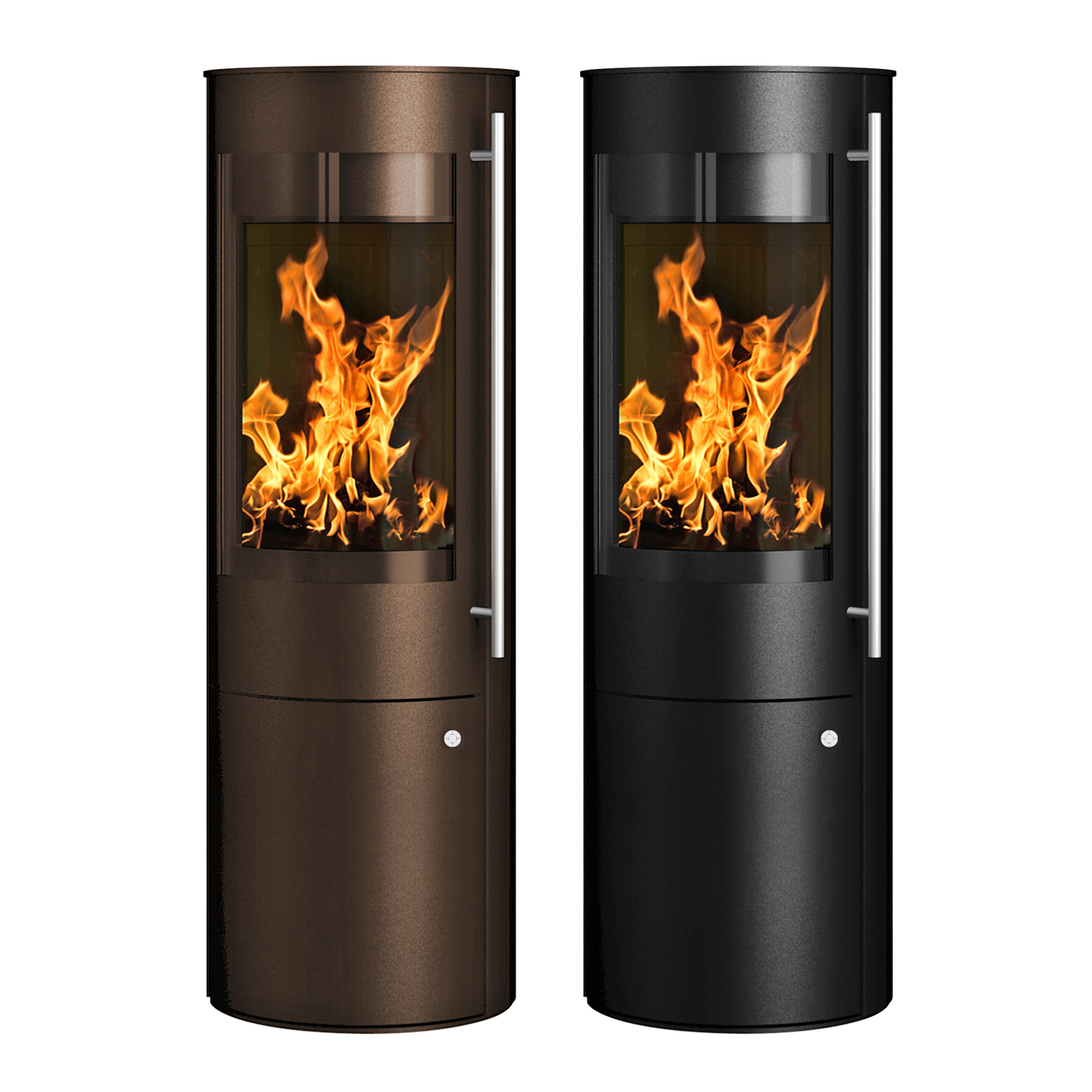Olsberg Palena Plus Compact Poêle à bois Acier Noir