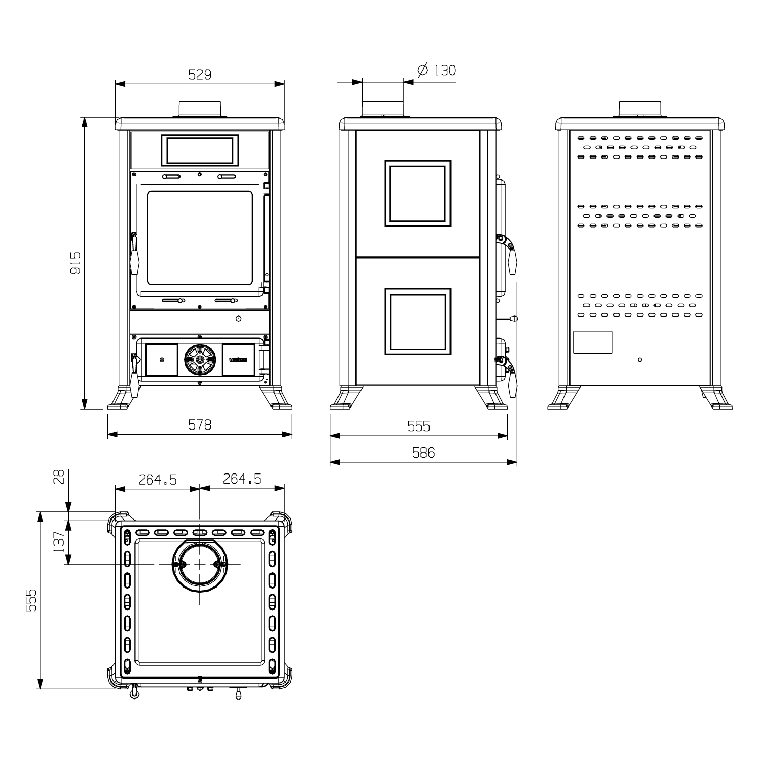 La Nordica Rossella R1 16 Céramique Liberty - Crème