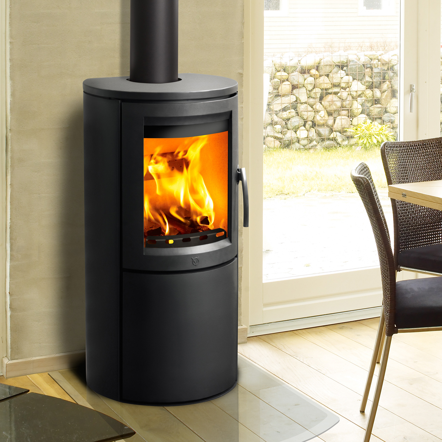 Varde Aura 1 Poêle à bois Acier Noir