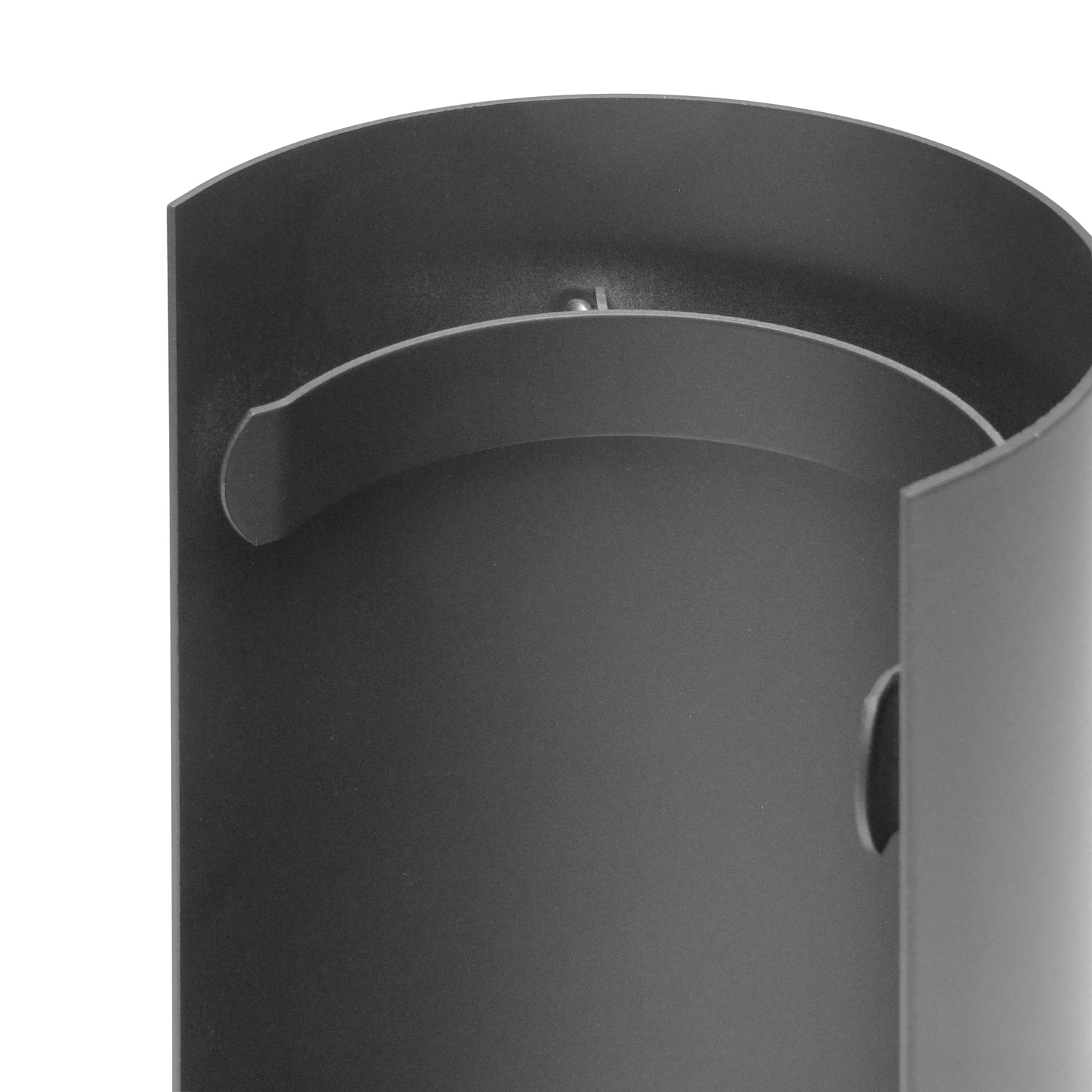 Raik Basic écran thermique 160mm gris fonte tuyau de fumée L : 460mm pour tuyau de fumée / conduit de fumée