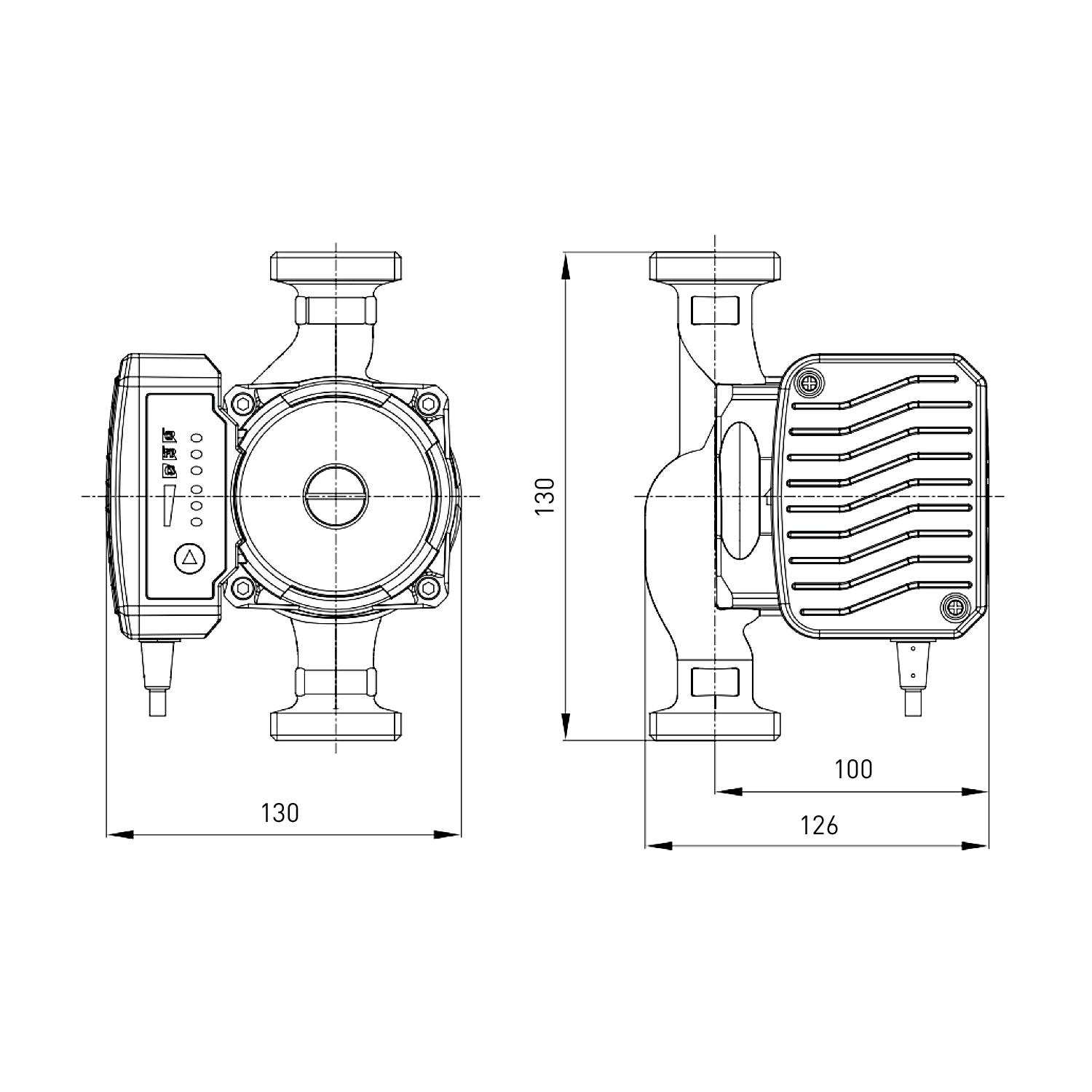 Sunex Pompe de circulation SPG 25-40-130