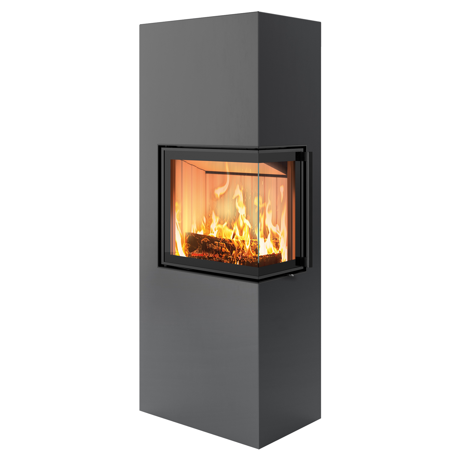 Spartherm Lungo 2R Poêle à bois Titane