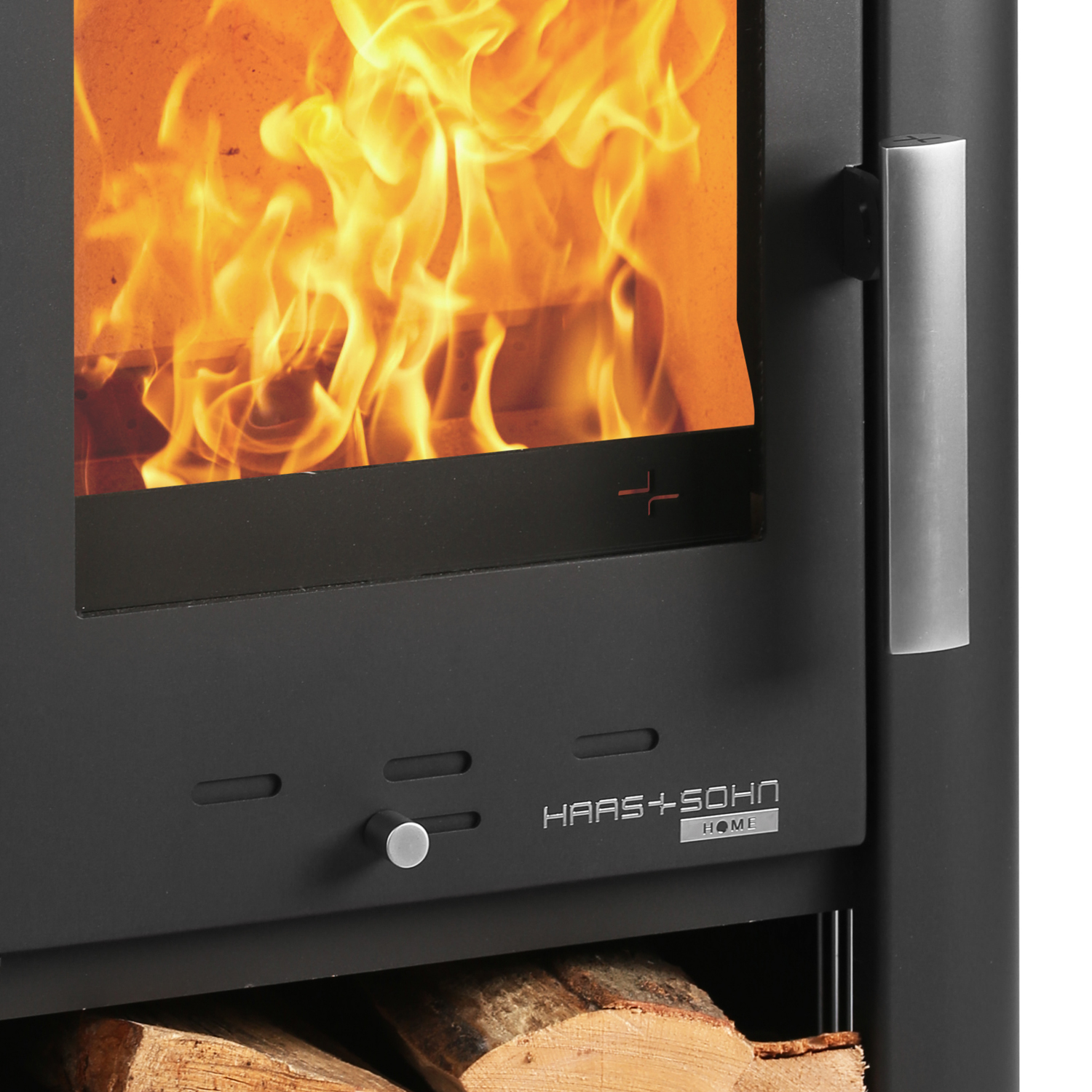 Haas+Sohn Prunus II poêle à bois noir perle