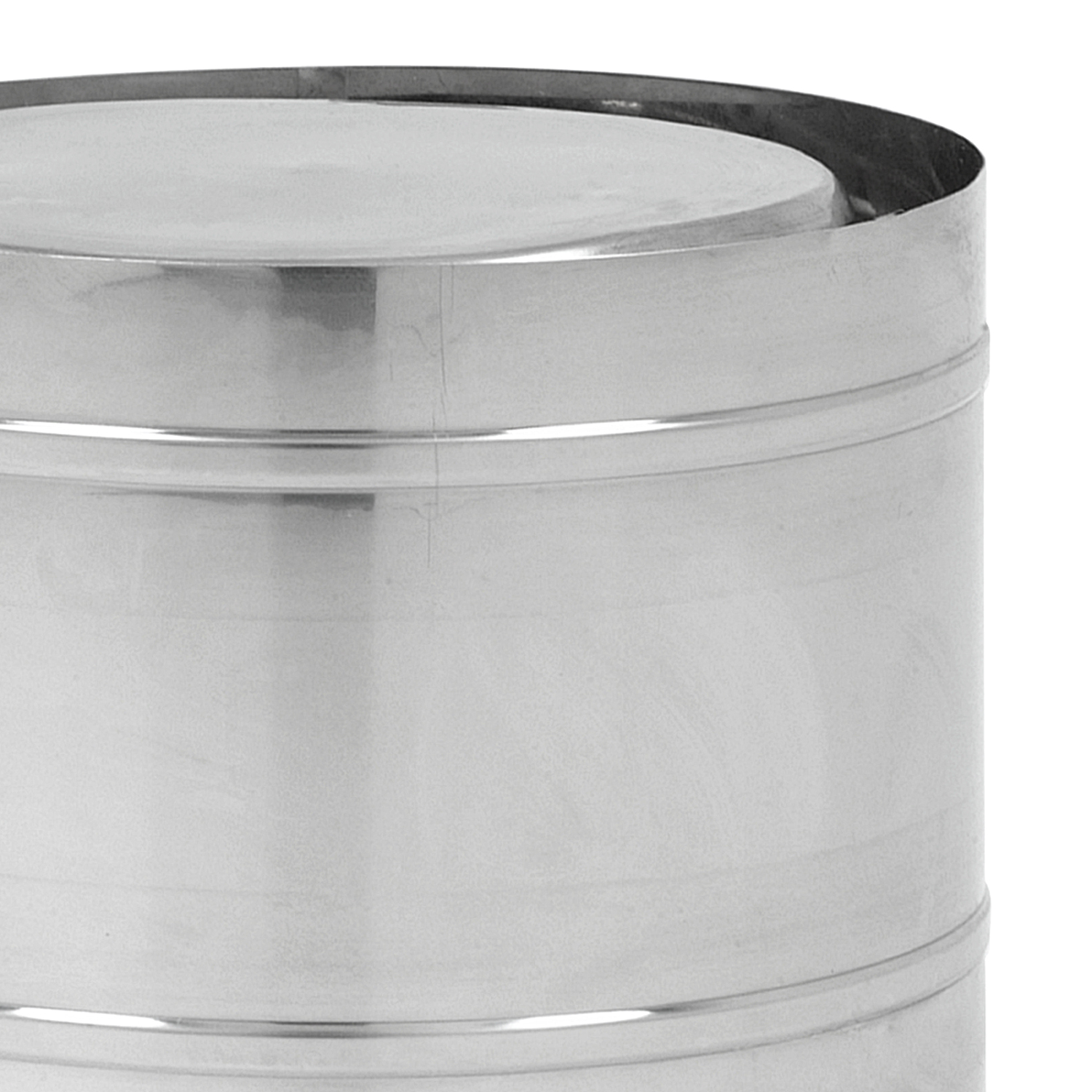 Opsinox conduit de cheminée en acier inoxydable 200 mm avec dispositif de sortie contre les vents descendants forts KAW