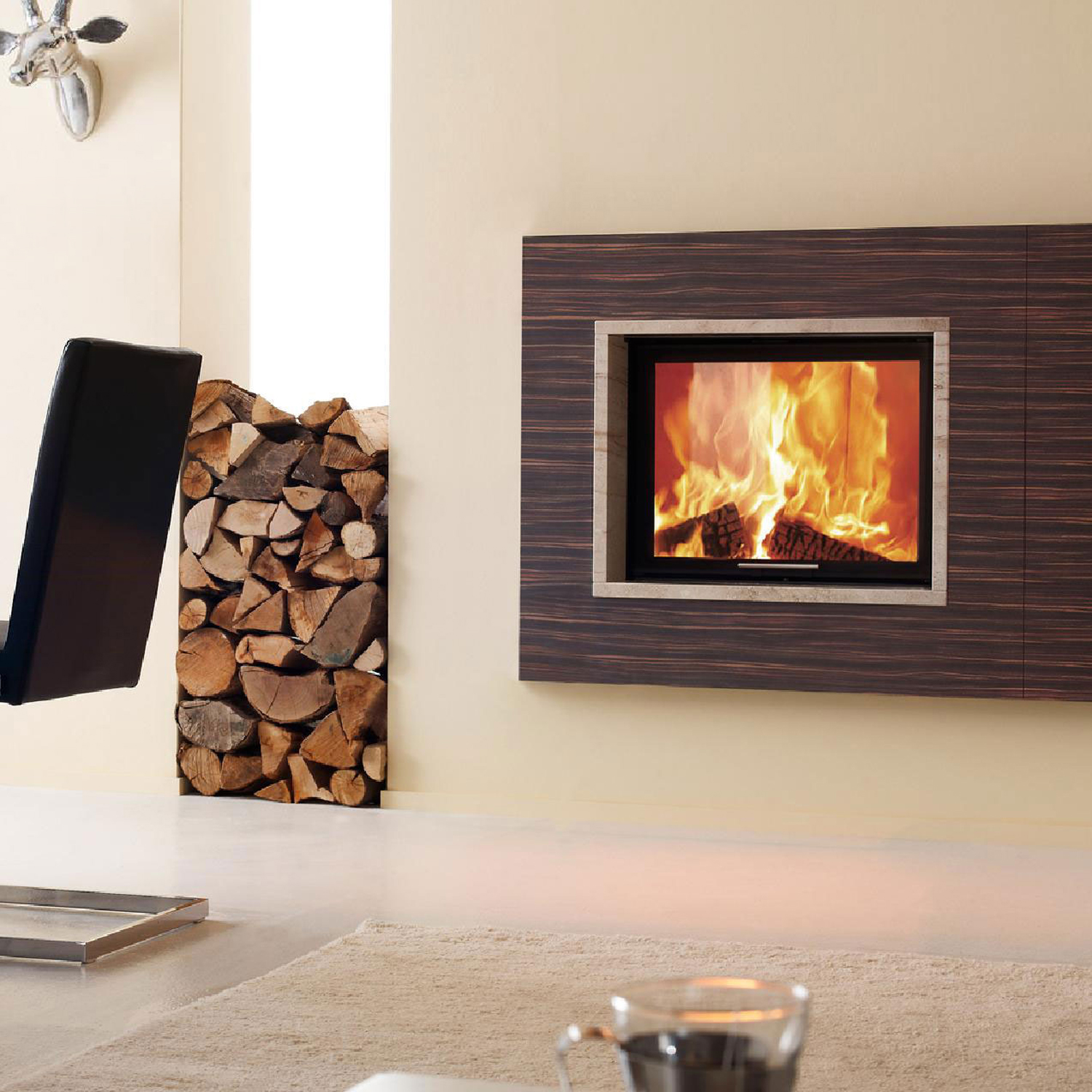 Spartherm Varia 1Vh H2O XXL 15 kW insert de cheminée à eau