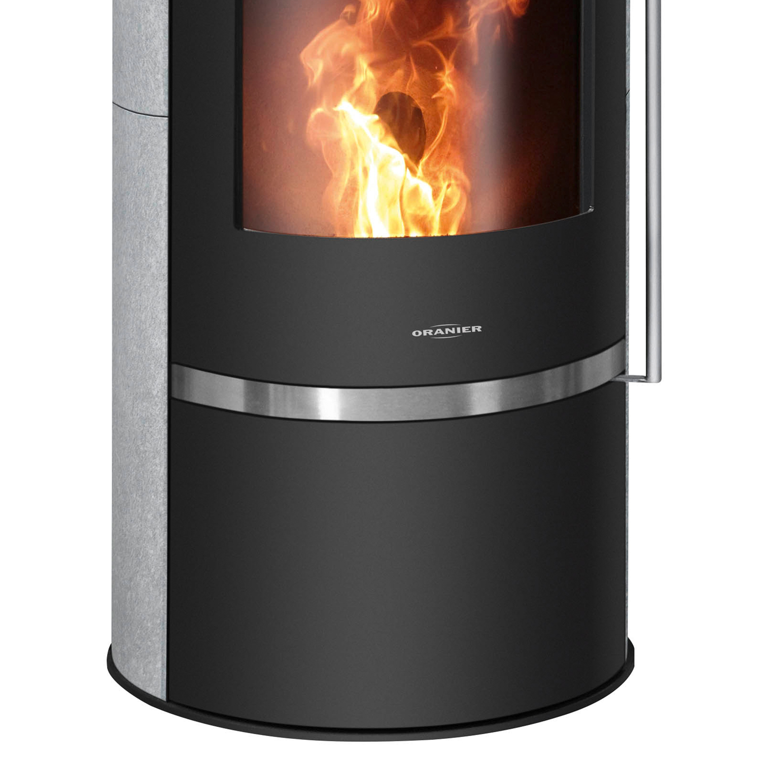 Oranier Carus 2.0 Poêle à pellets Acier Noir / Pierre ollaire