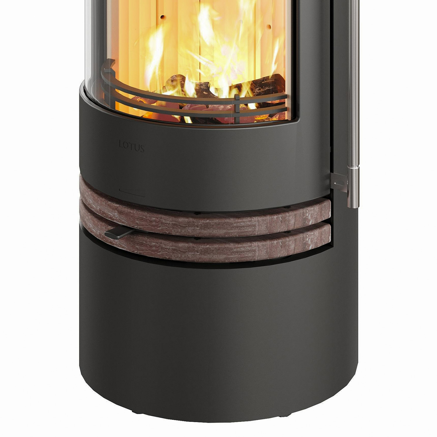Lotus Orbis 1 poêle à bois Coffee Stone
