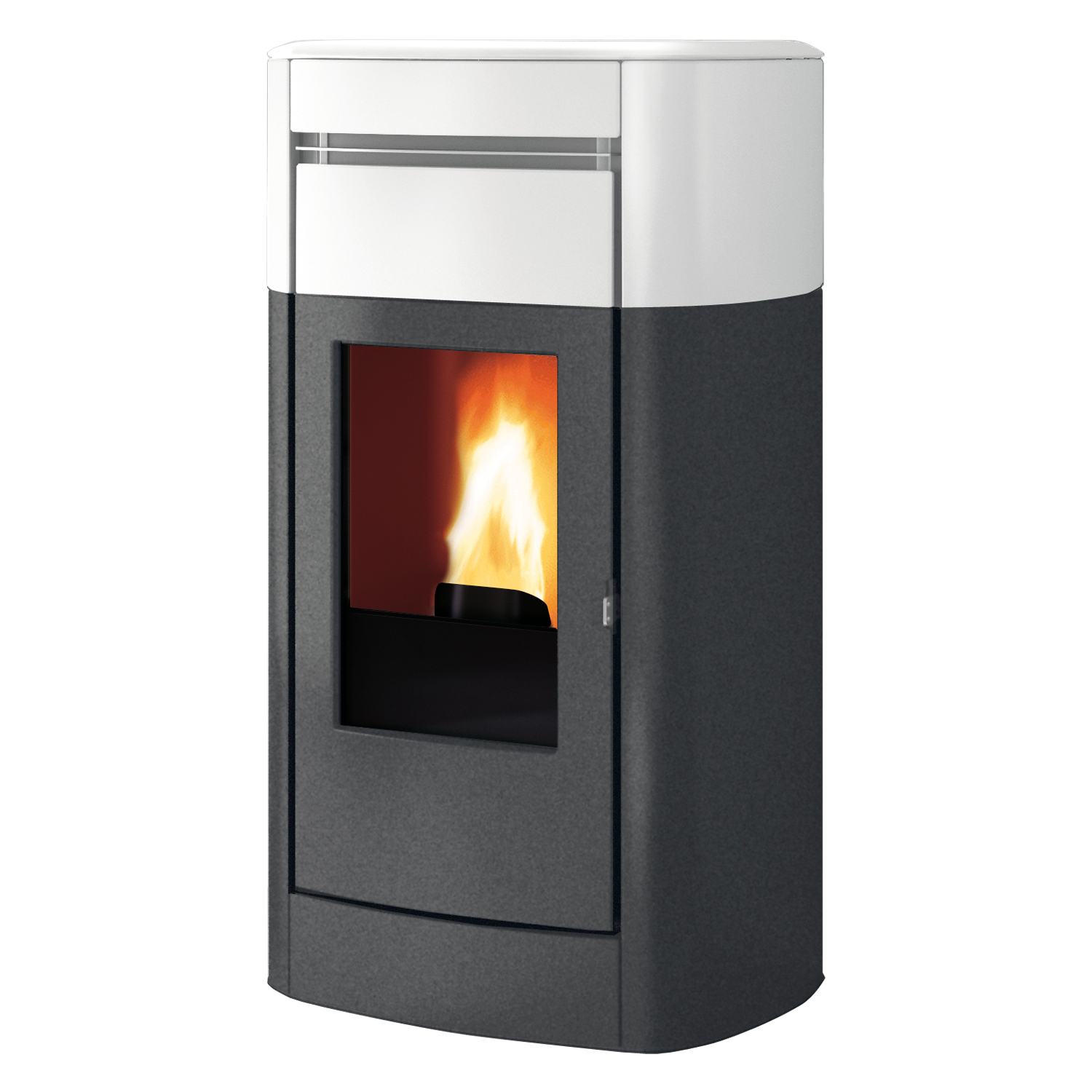 Edilkamin Vyda EVO poêle à granulés céramique blanc mat Edilkamin Vyda EVO poêle à granulés céramique blanc mat