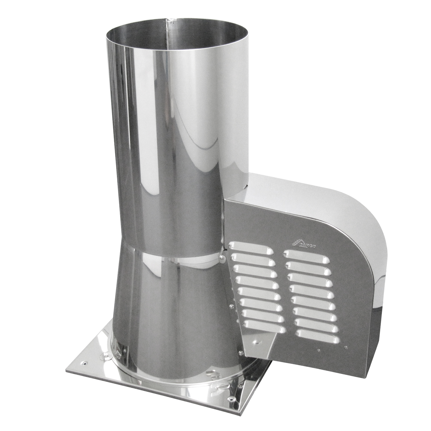 Ventilateur de fumées / Extracteur 200 mm avec plaque de base