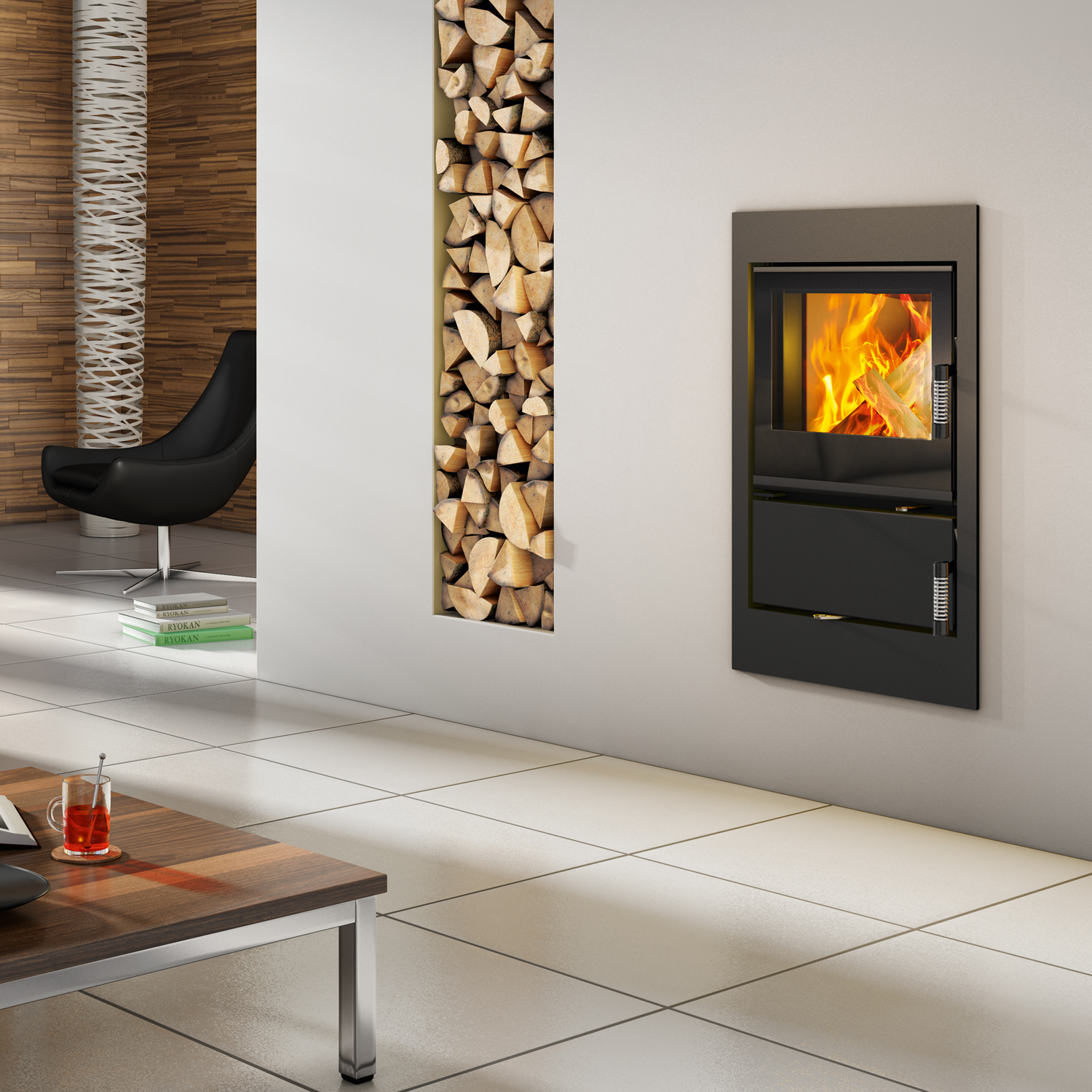 Spartherm Renova C-44 Insert de cheminée gauche