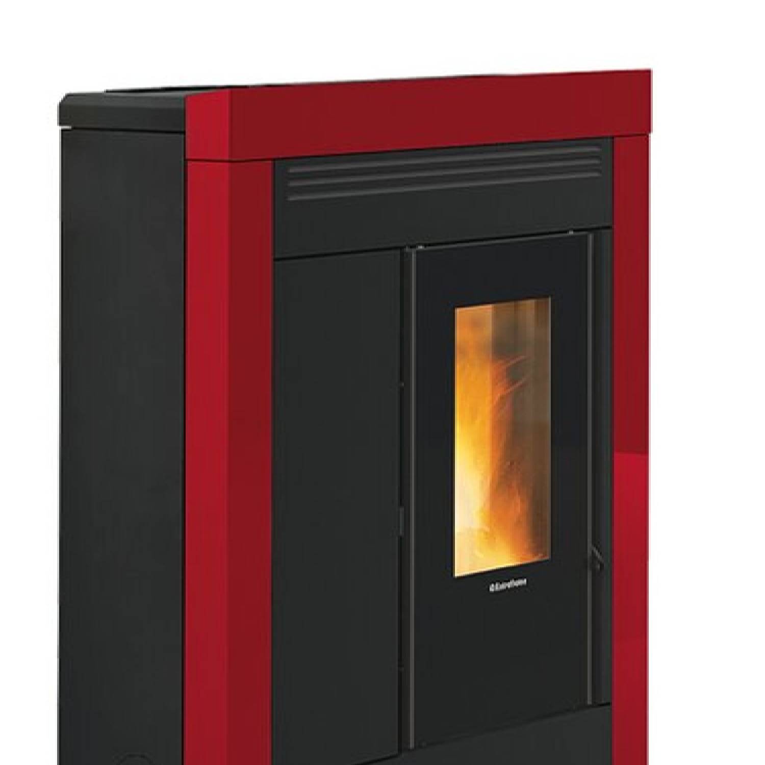 Extraflame SOUVENIR PLUS STEEL 5.0 - Bordeaux rouge poêle à granulés