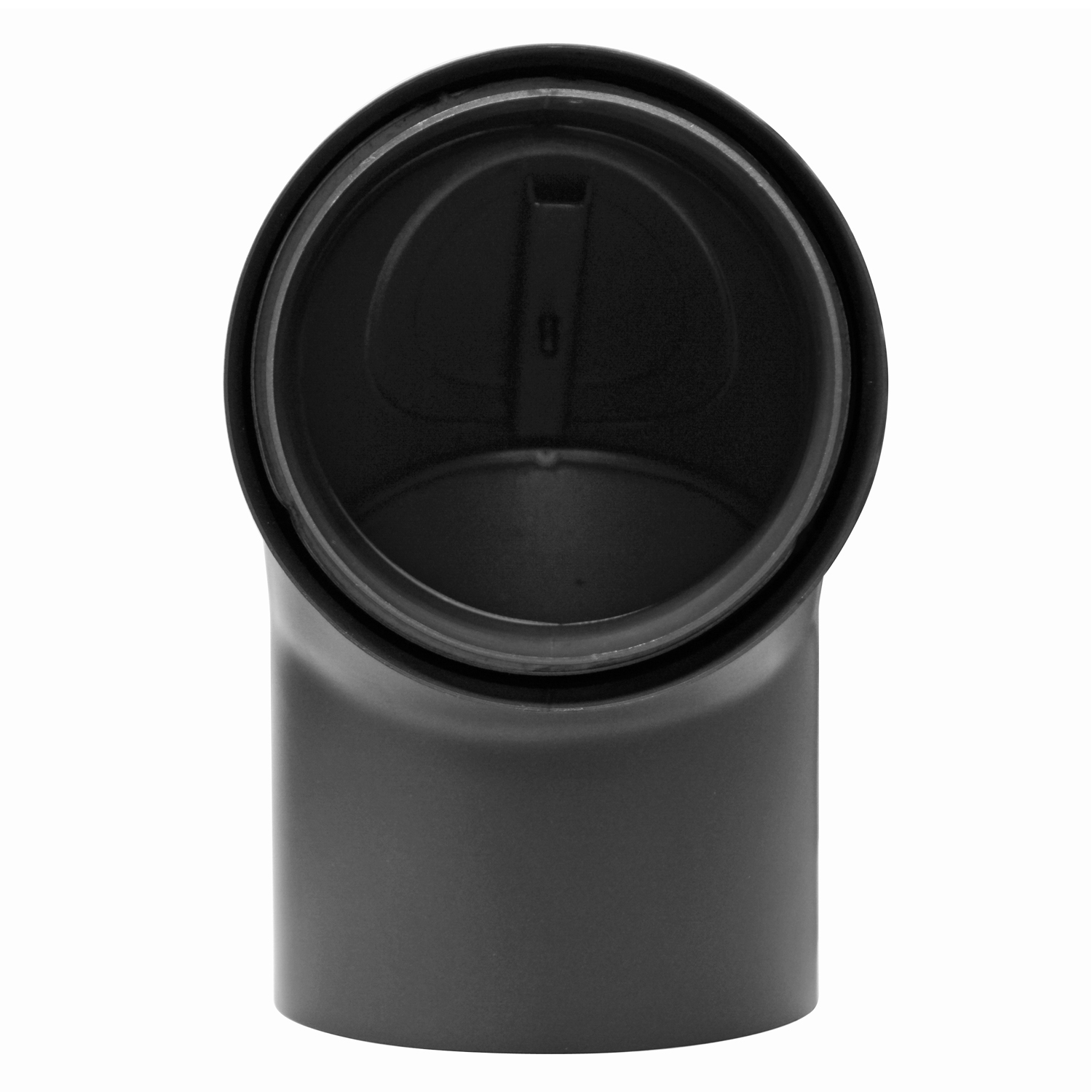 Raik Izoker coude de tuyau de fumée 150mm noir double paroi 90° avec porte pour tuyau de fumée / conduit de fumée