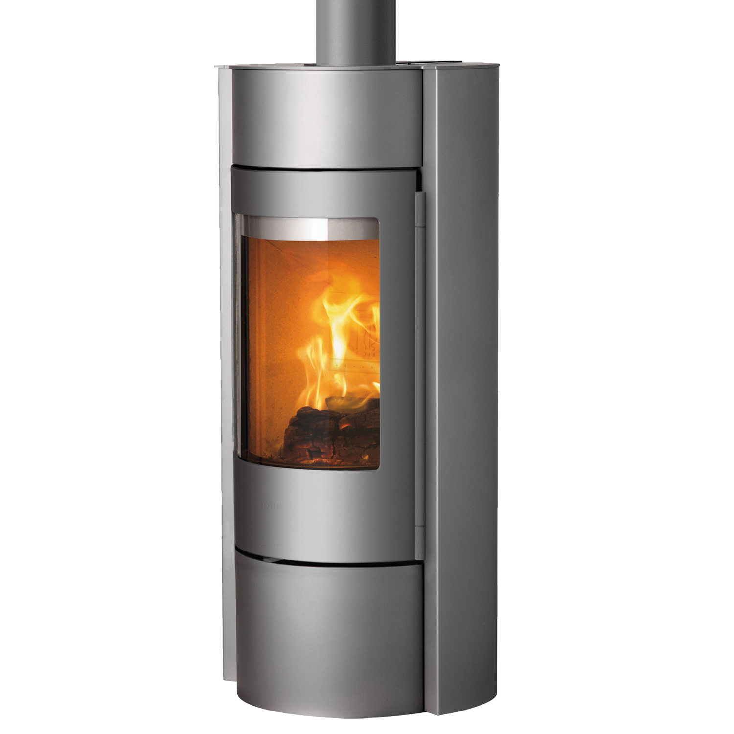 Lotus Prestige MST poêle à bois gris, incl. PowerStones, DIBt