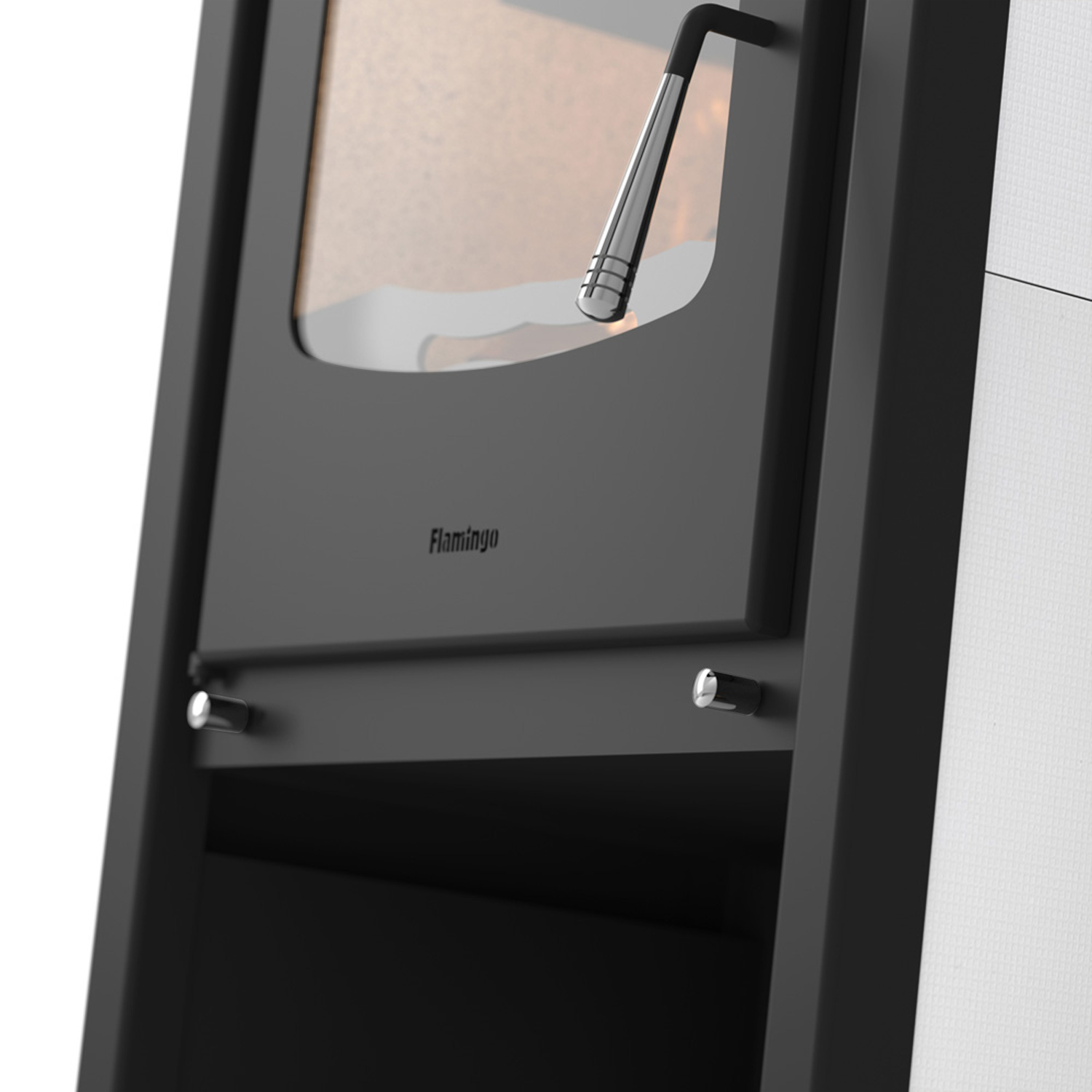 Poêle à bois HS Flamingo VEGA Blanc