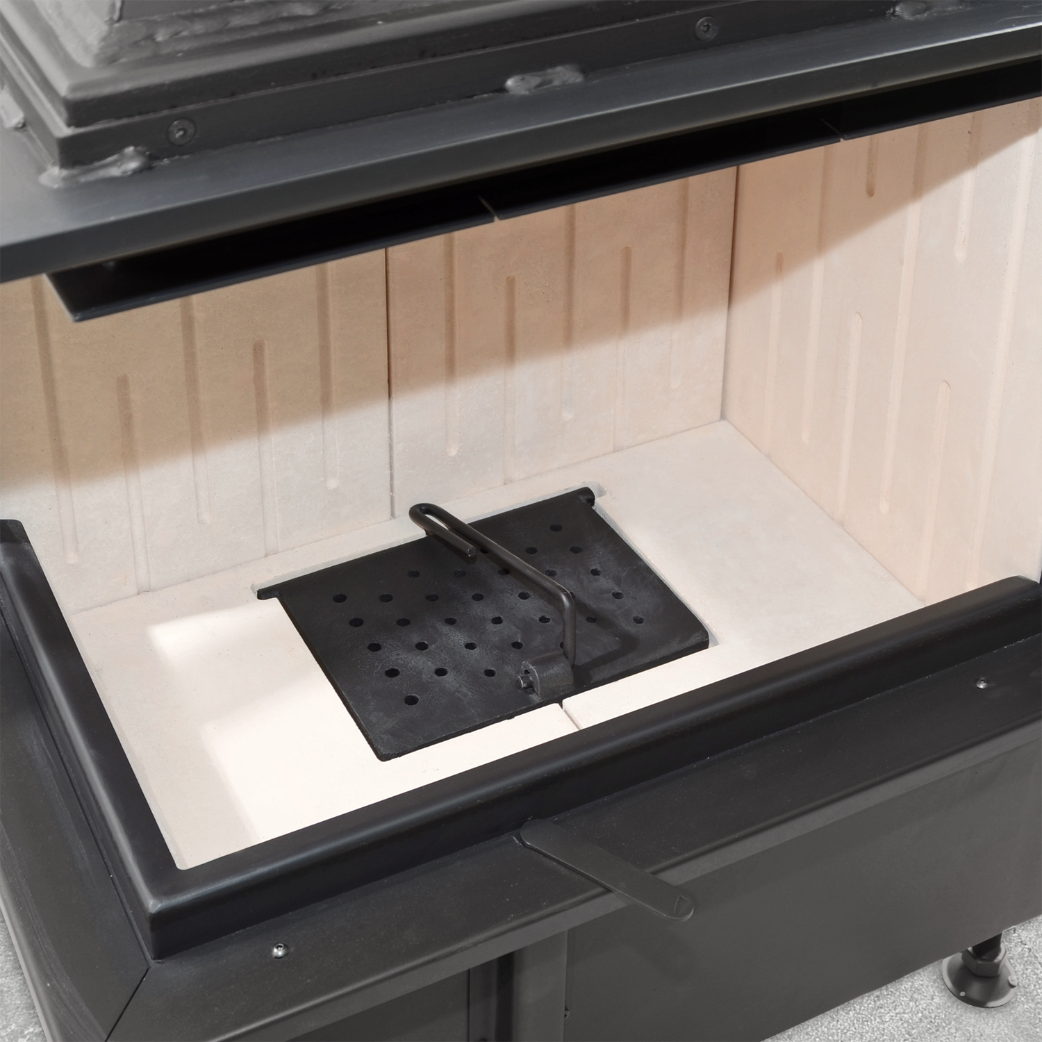 Insert de cheminée avec récupération d'eau Schmitzker No2 Gauche 17 kW