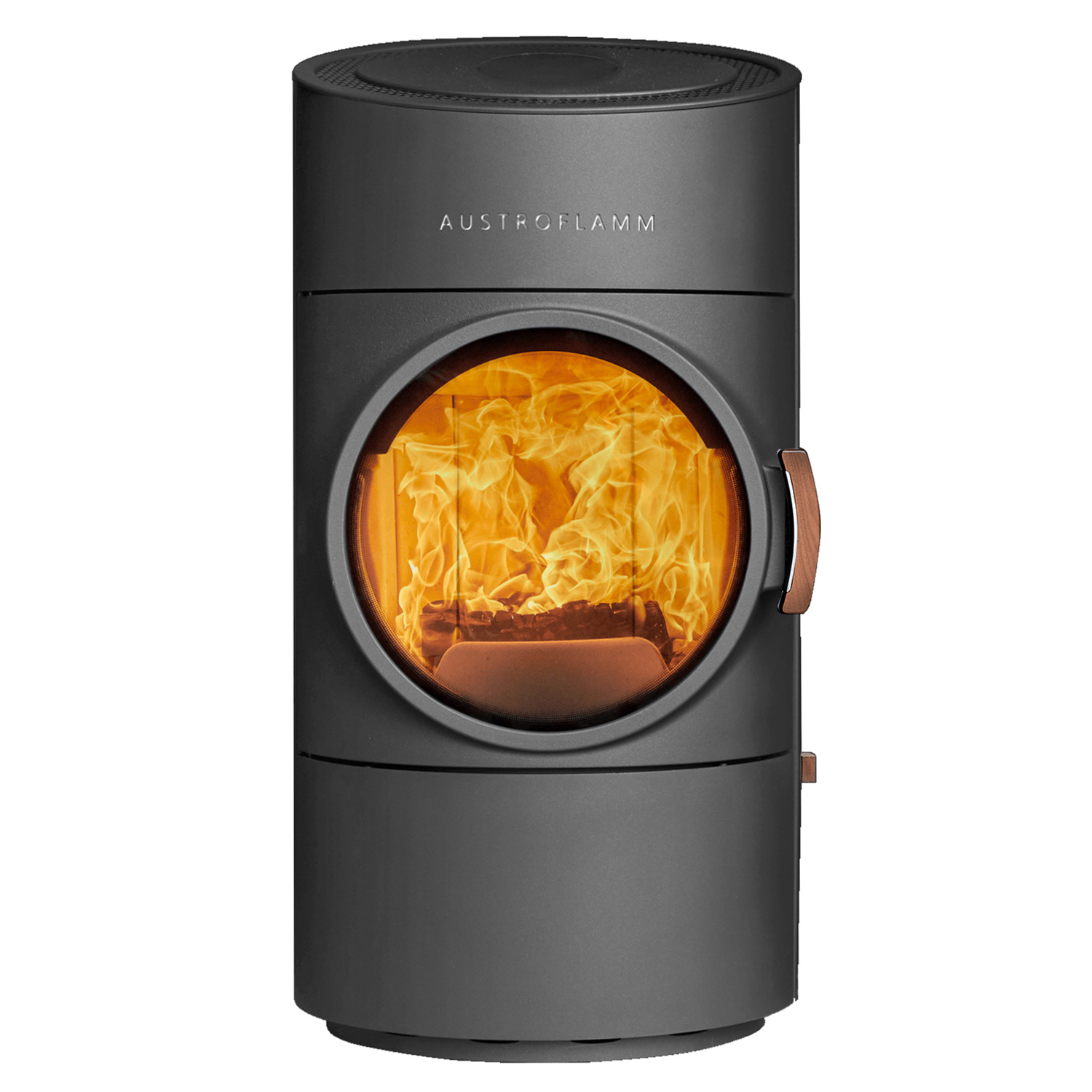 Austroflamm Clou Compact 2.0 Poêle à bois Acier Noir + 1 m³ de bois de chauffage gratuit