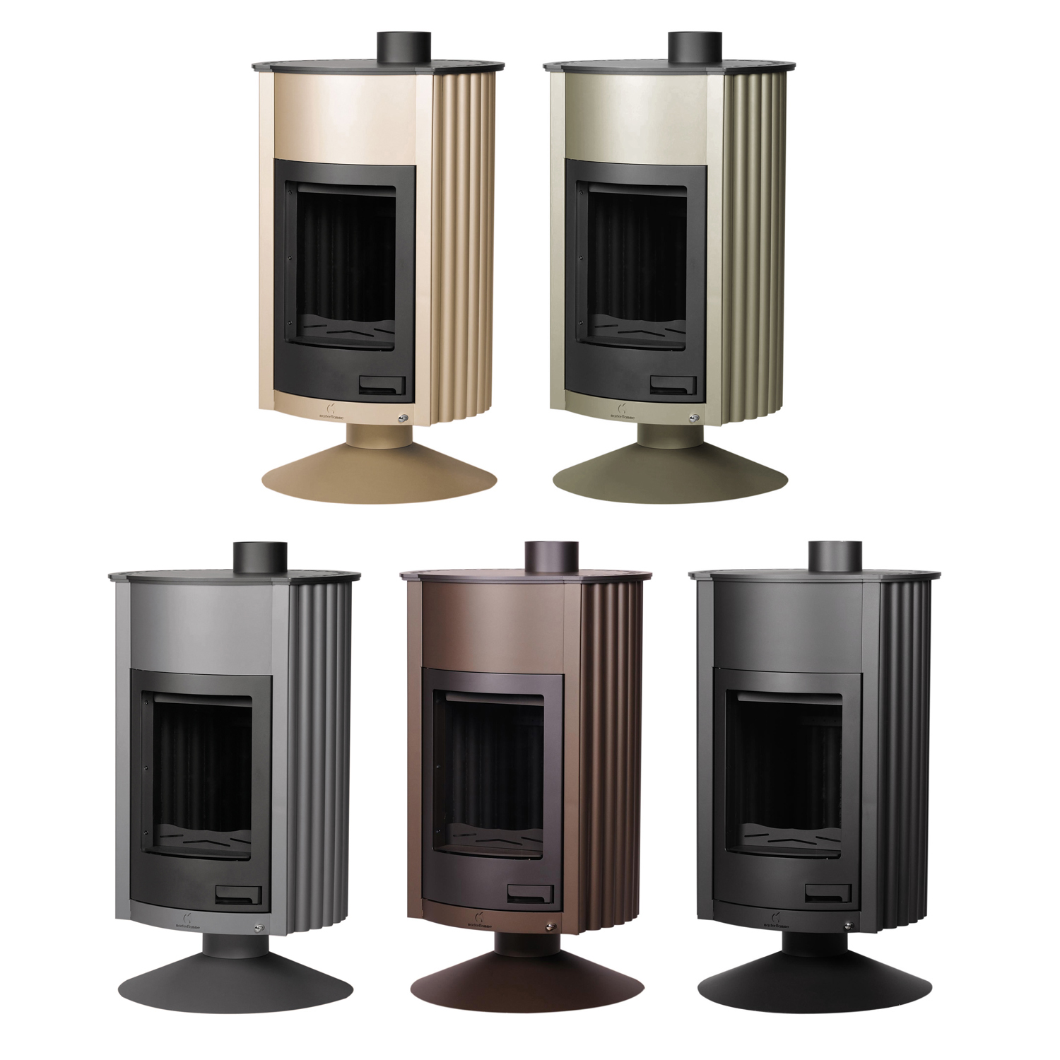 Poêle à air chaud Masterflamme Grande II Noir
