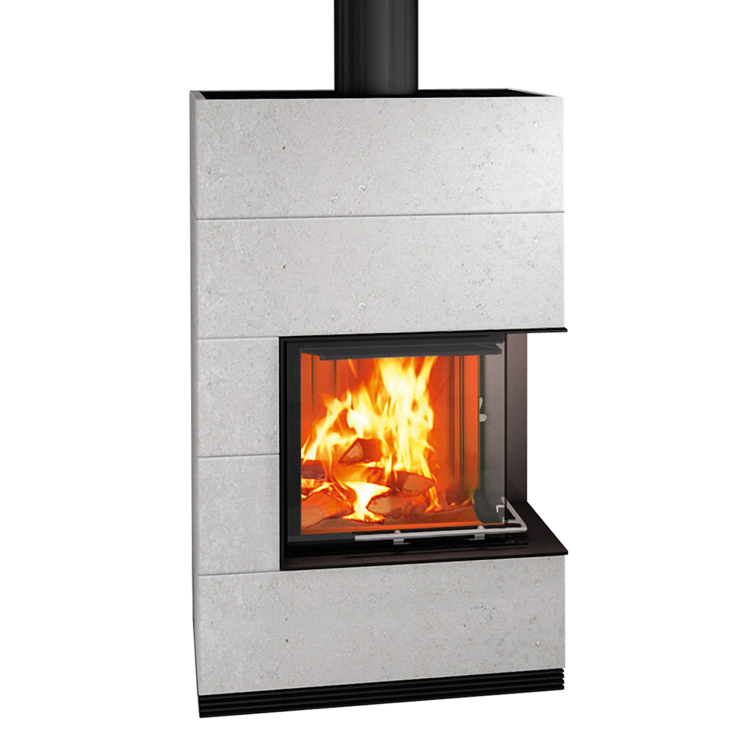 Kit de cheminée Spartherm SIM 1/2/Mini 2LRh-4S Nature