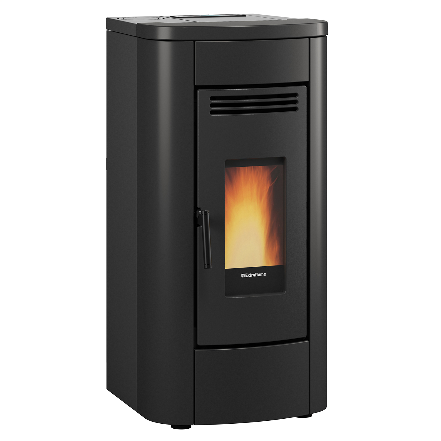 Extraflame Klaudia poêle à granulés en acier noir