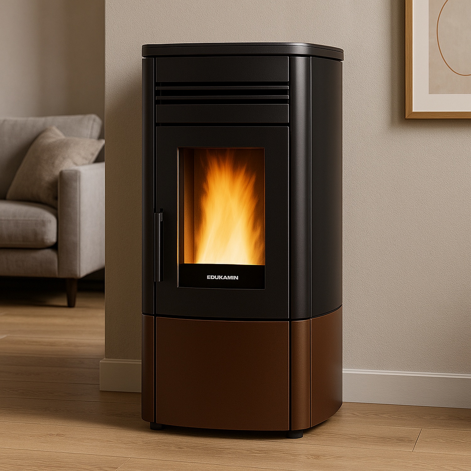 Extraflame NORIS - Bronze poêle à granulés EVOLUTION LINE