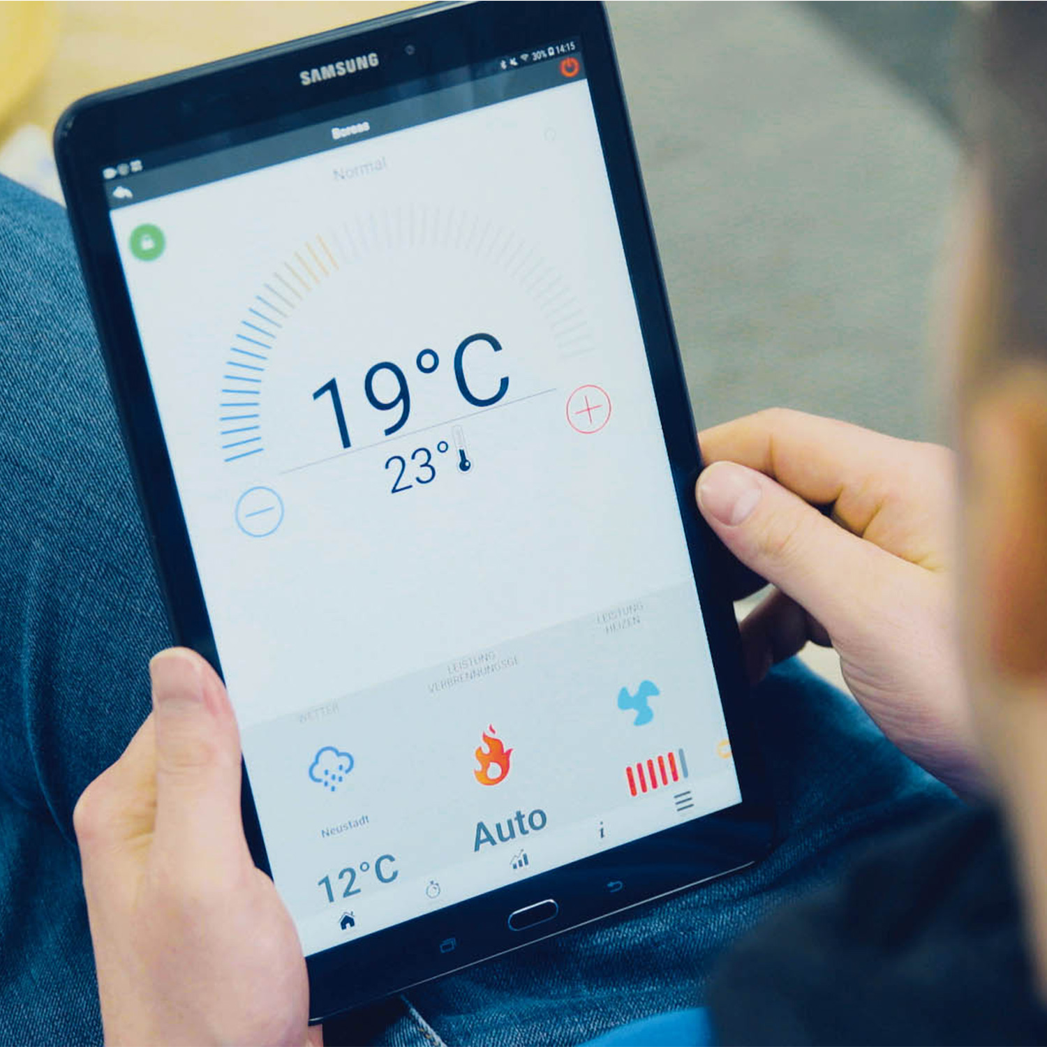 Justus smartCon-WiFi-Modul App pour poêles à granulés