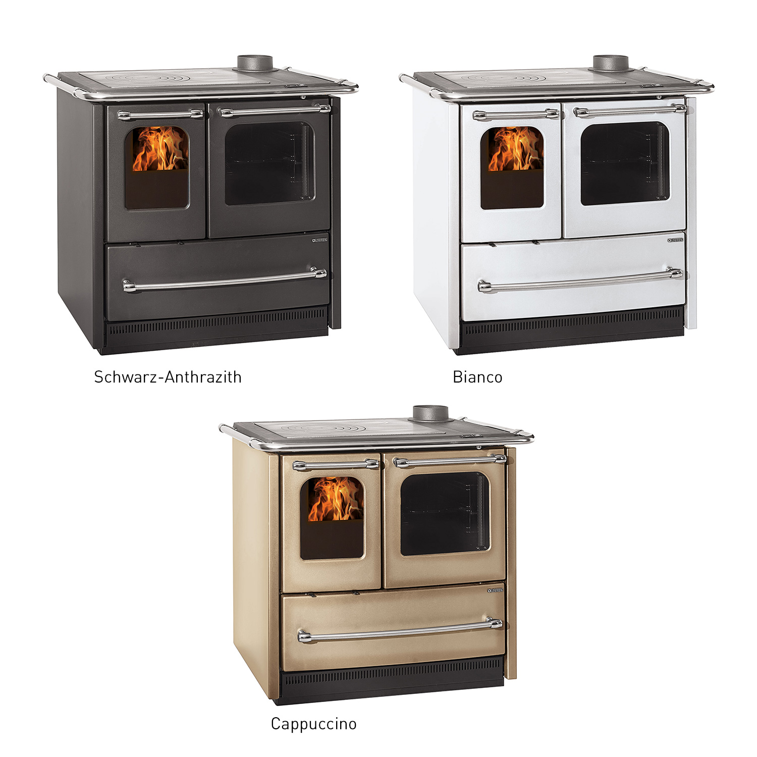 La Nordica Sovrana Easy Evo 2.0 cuisinière en acier blanc