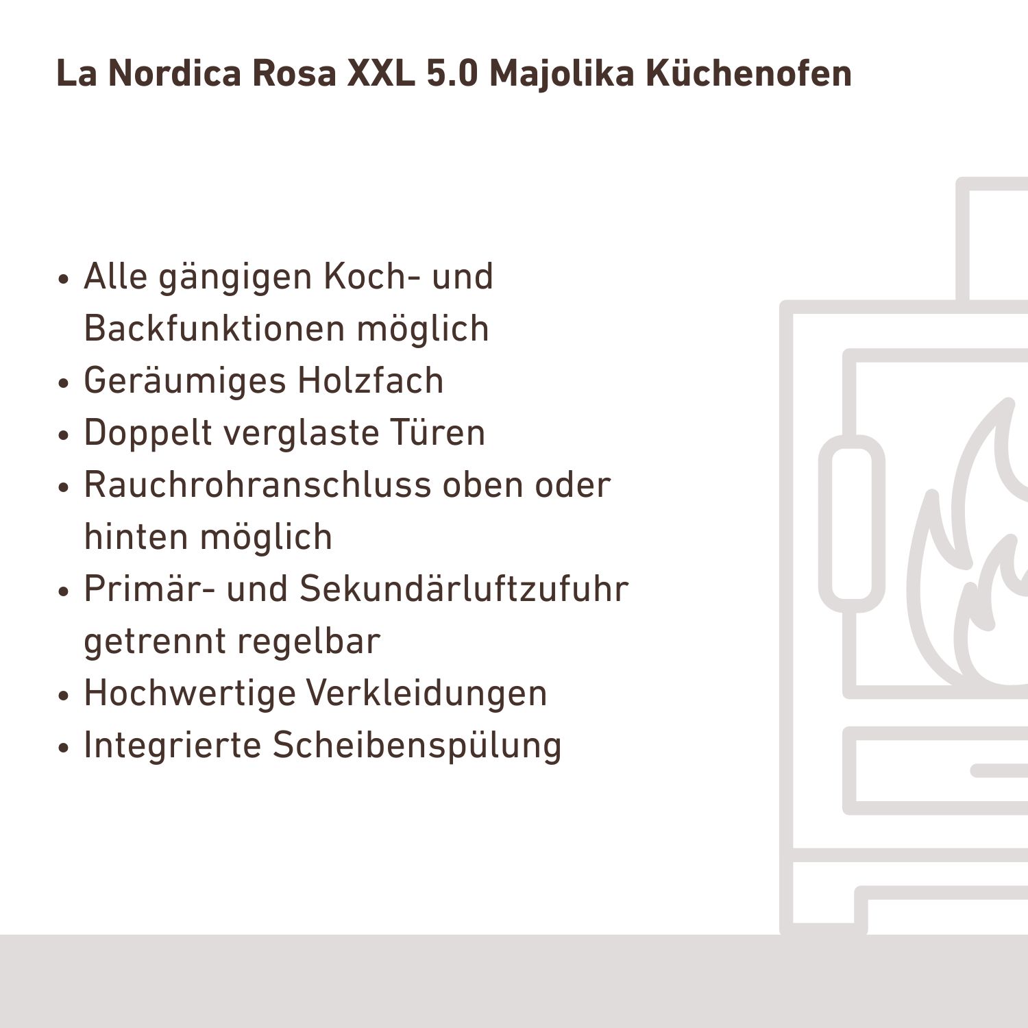 La Nordica Rosa XXL 5.0 Majolica Cuisinière Bordeaux