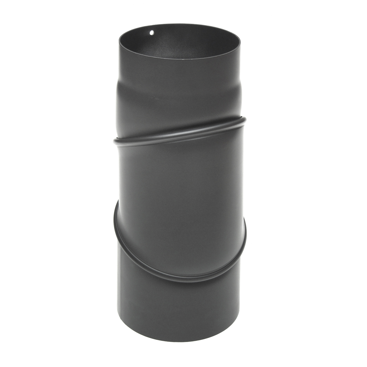 Coude de conduit de fumée Raik / Tuyau de poêle 120 mm - 0°-90° gris fonte
