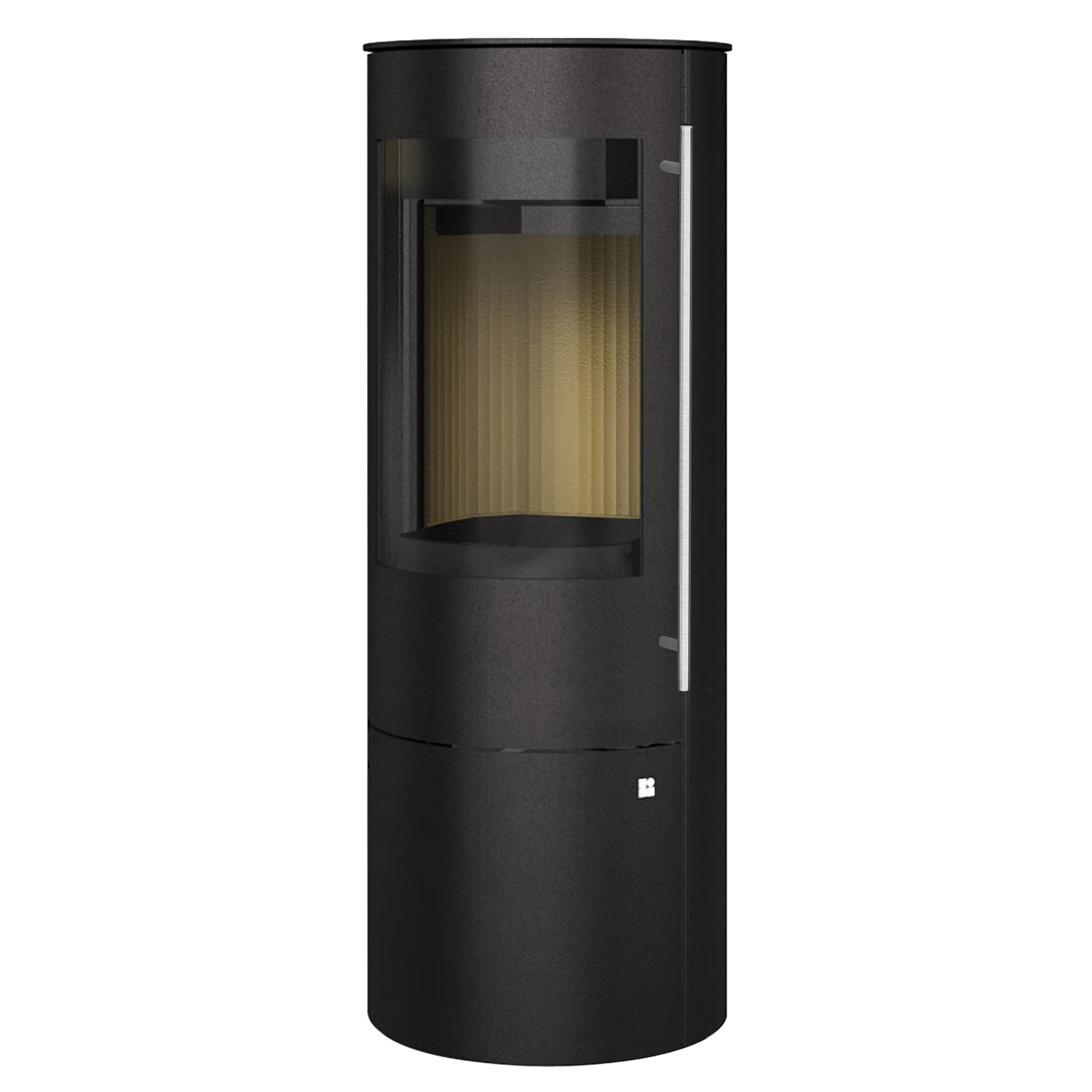 Poêle à bois Olsberg Tacora Compact en acier noir avec poignée en barre