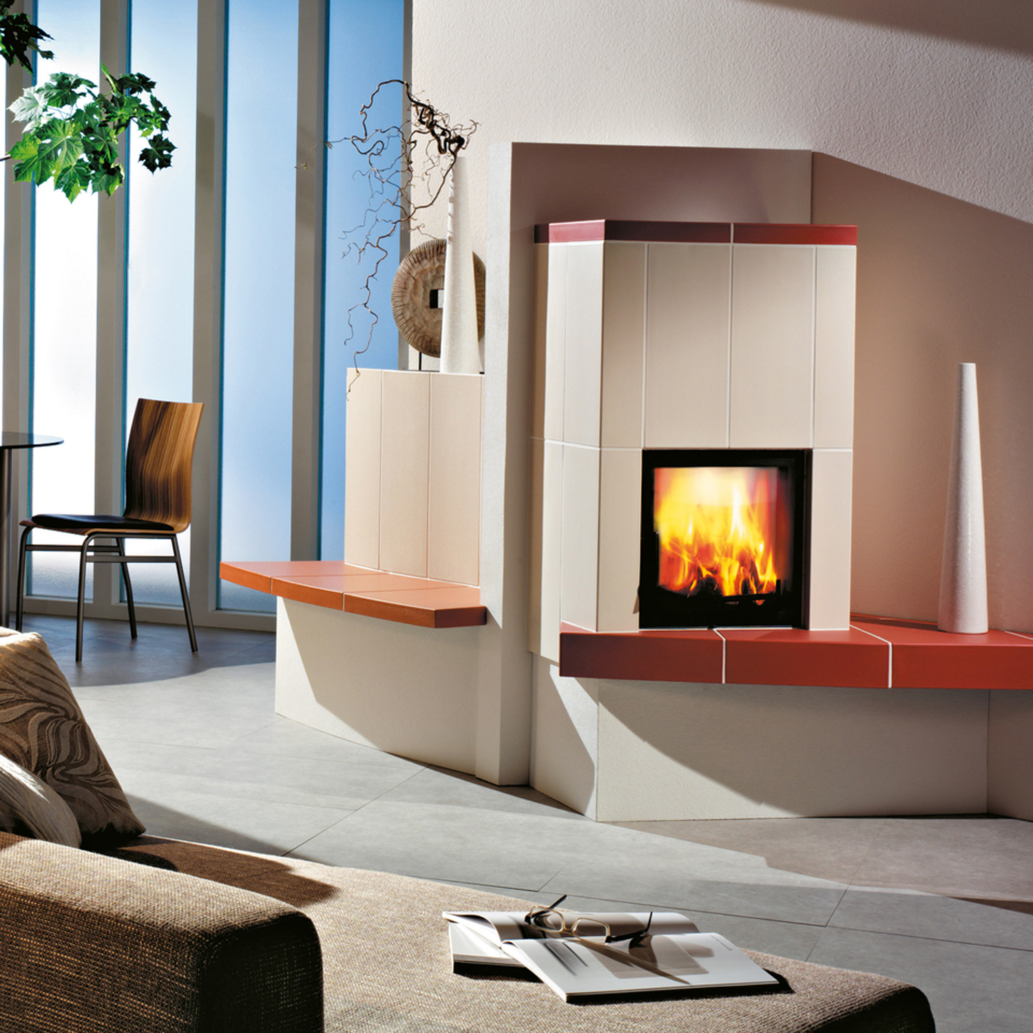 Spartherm Mini R1V-4S RLU insert de cheminée 51 cm à droite