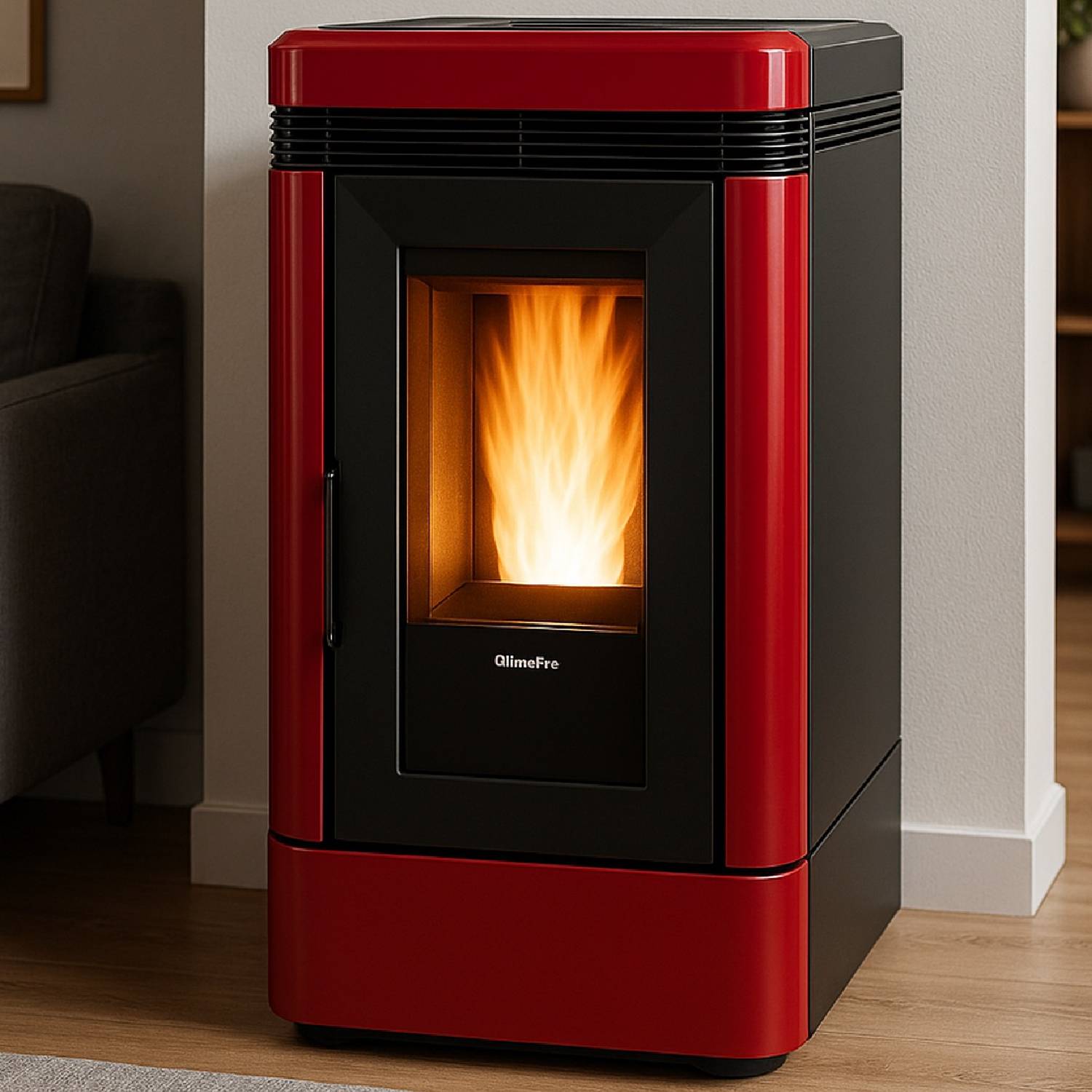 Extraflame LUCIA.16 - Bordeauxrot poêle à granulés