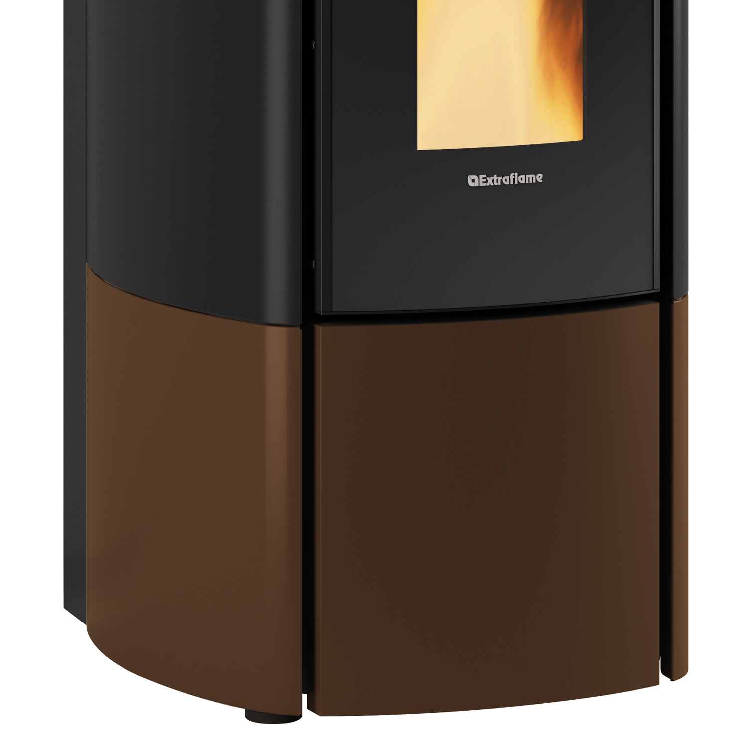 Extraflame Evolution Line Katia 11 poêle à granulés acier bronze