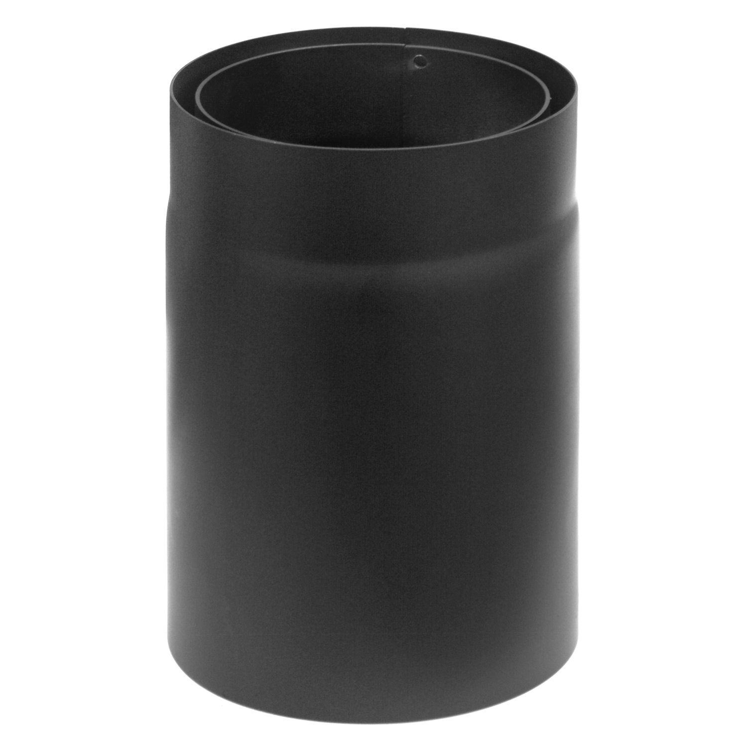 Conduit de fumée / Tuyau de poêle Izoker à double paroi avec isolation, diamètre 150 mm, longueur 250 mm, noir.