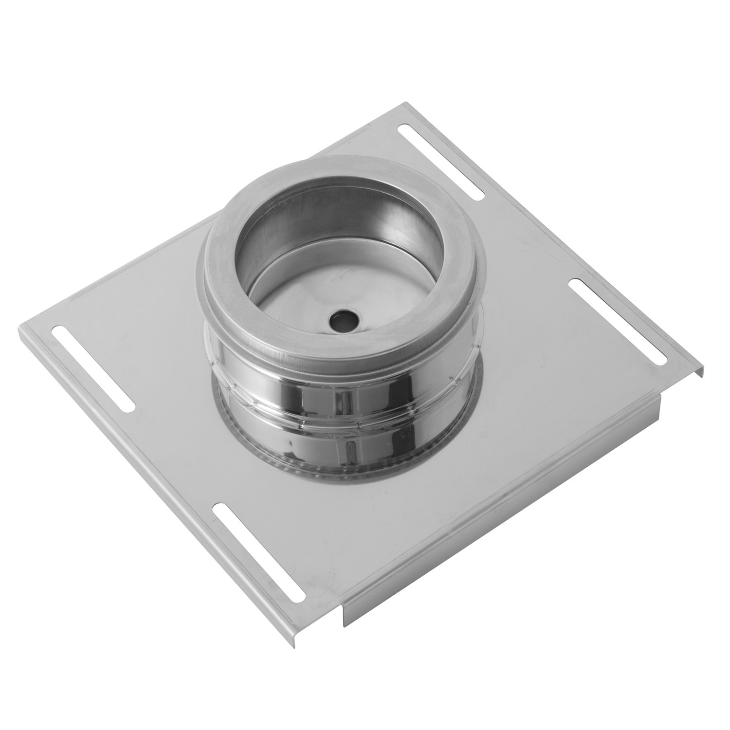 Opsinox conduit de cheminée en acier inoxydable 200 mm console murale avec évacuation des condensats MSDC-D